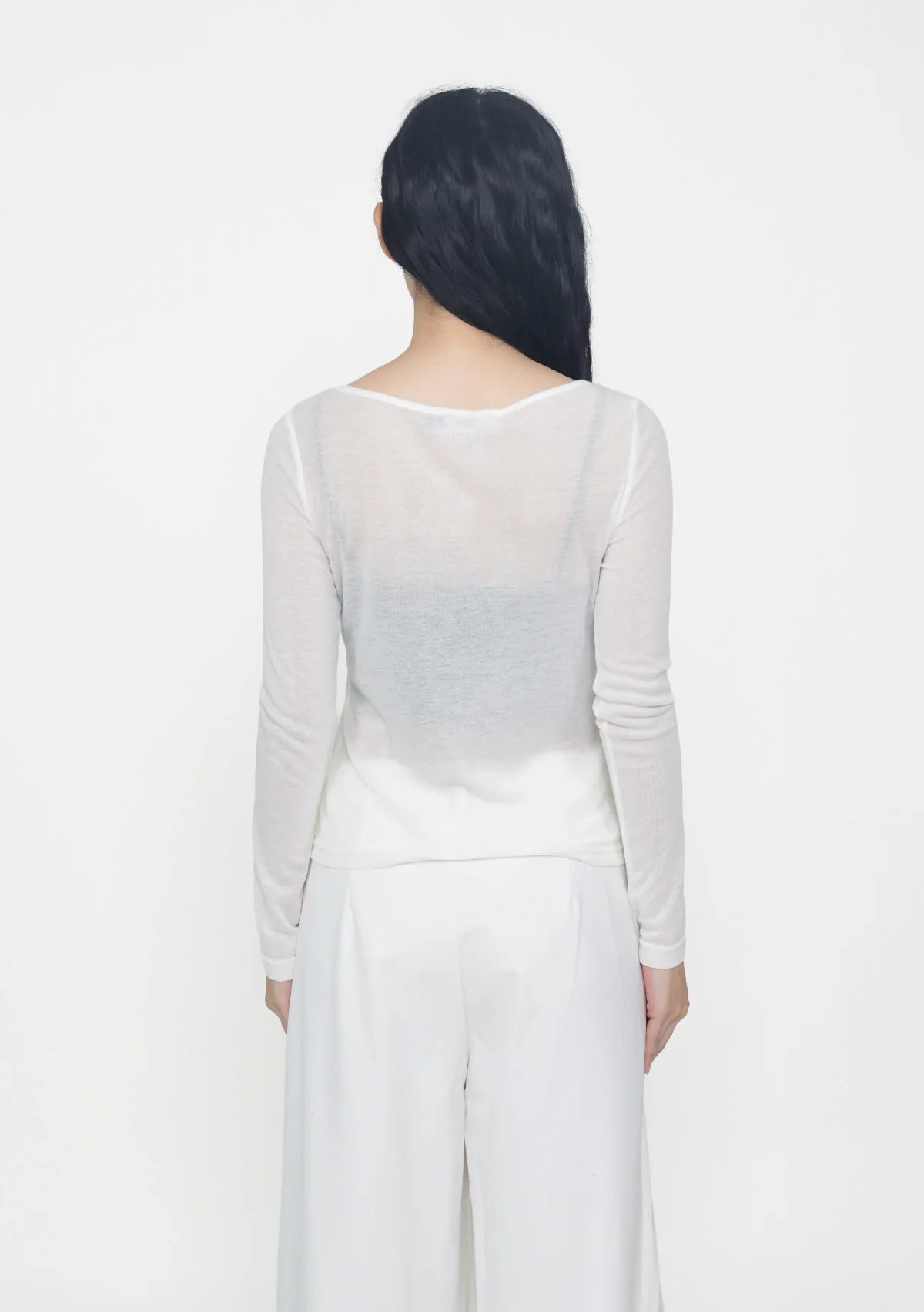 Serafina Long Sleeve Sheer Top - Image 11