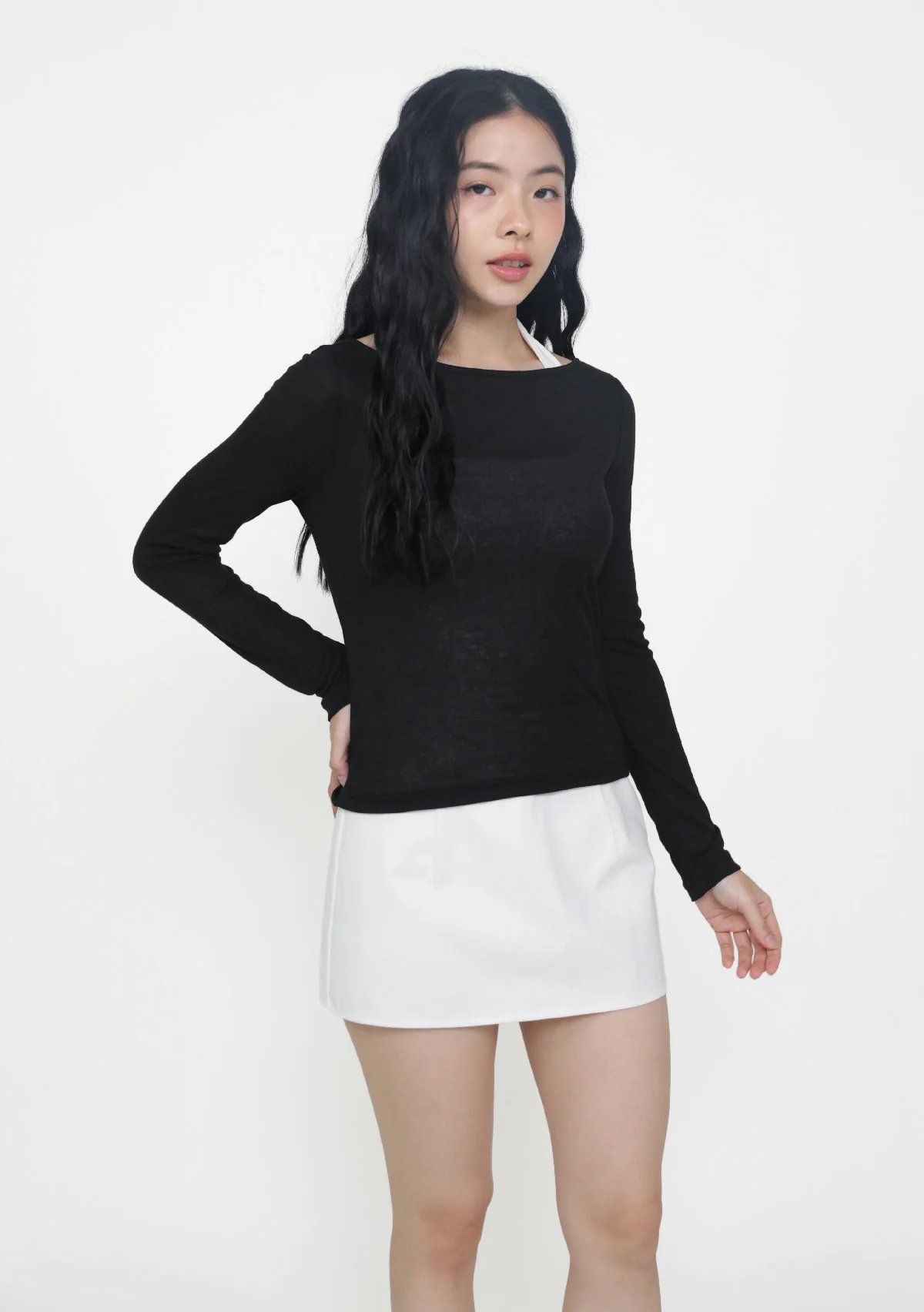 Serafina Long Sleeve Sheer Top - Image 15