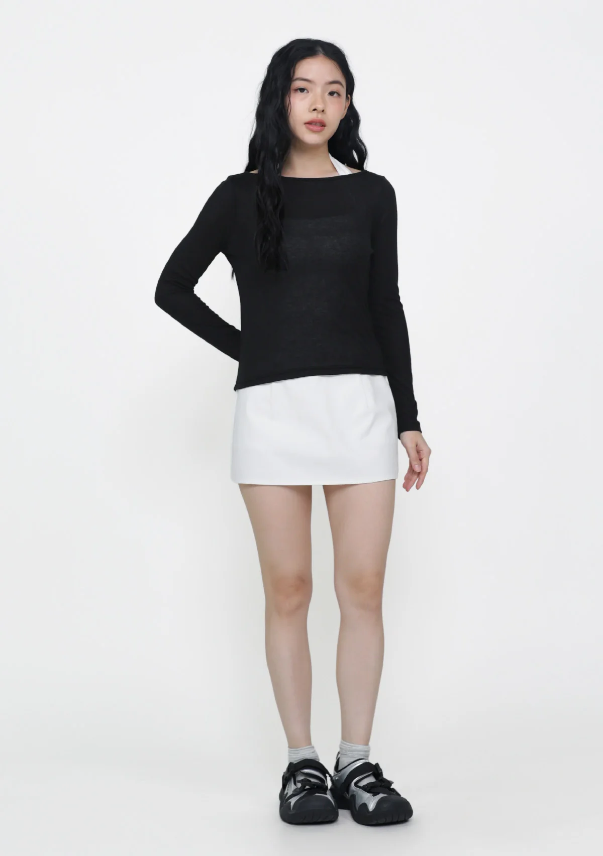 Serafina Long Sleeve Sheer Top - Image 16
