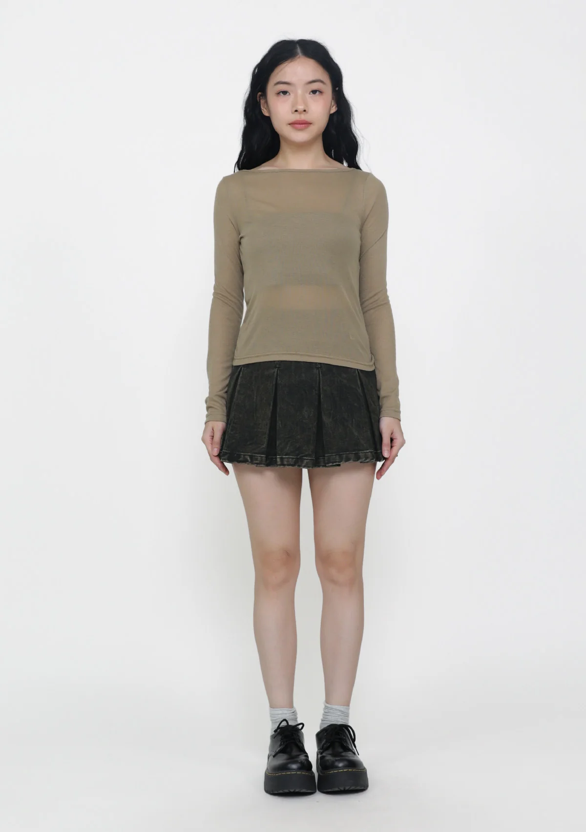 Serafina Long Sleeve Sheer Top - Image 18
