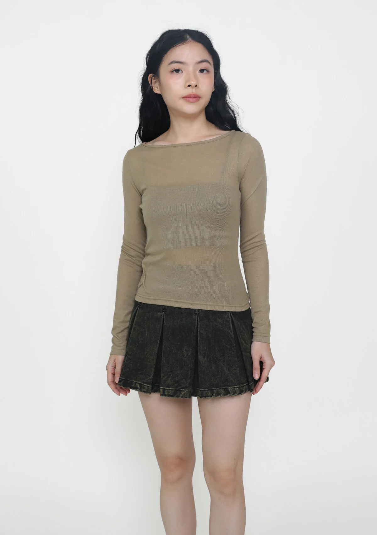 Serafina Long Sleeve Sheer Top - Image 19