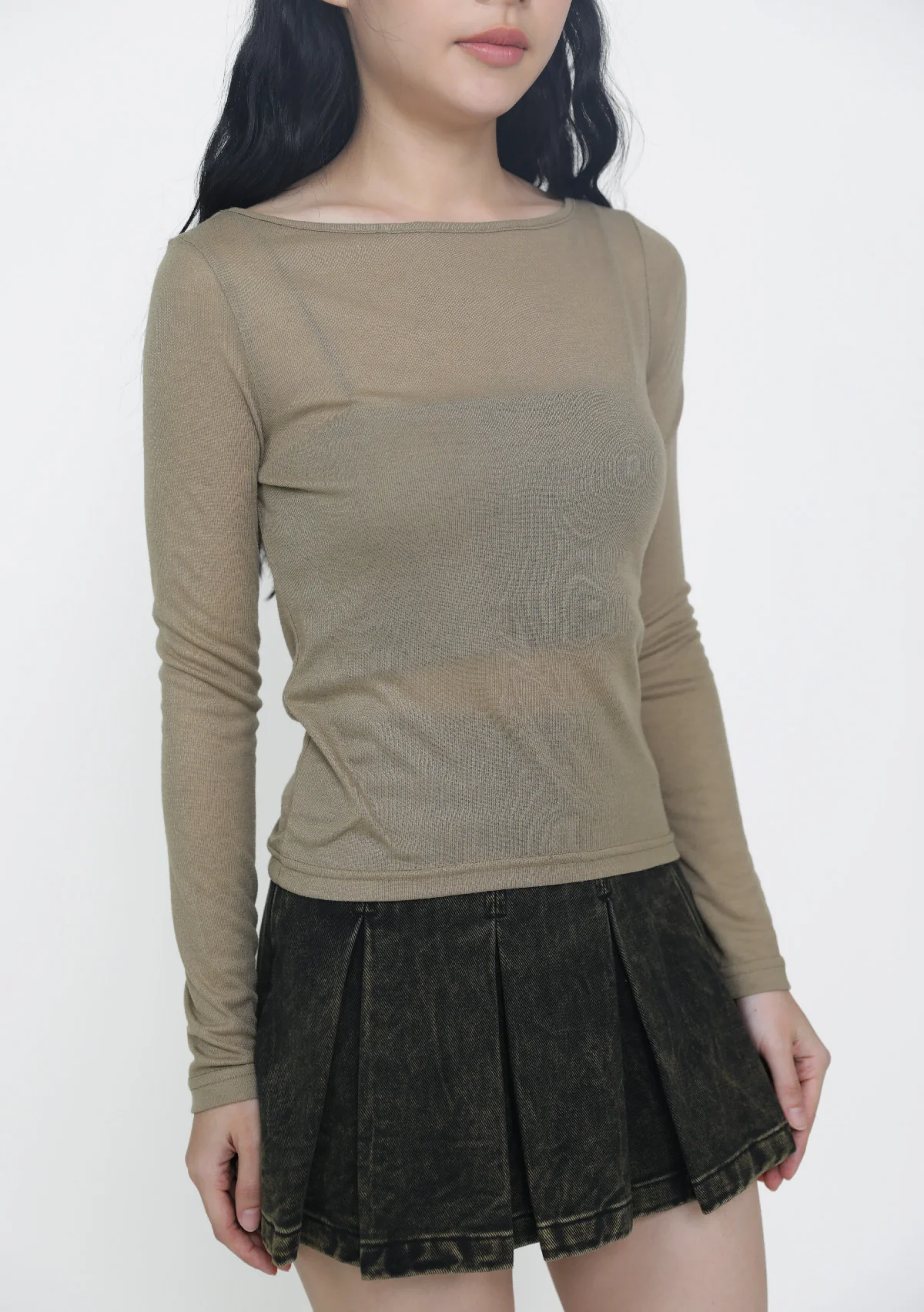 Serafina Long Sleeve Sheer Top - Image 20