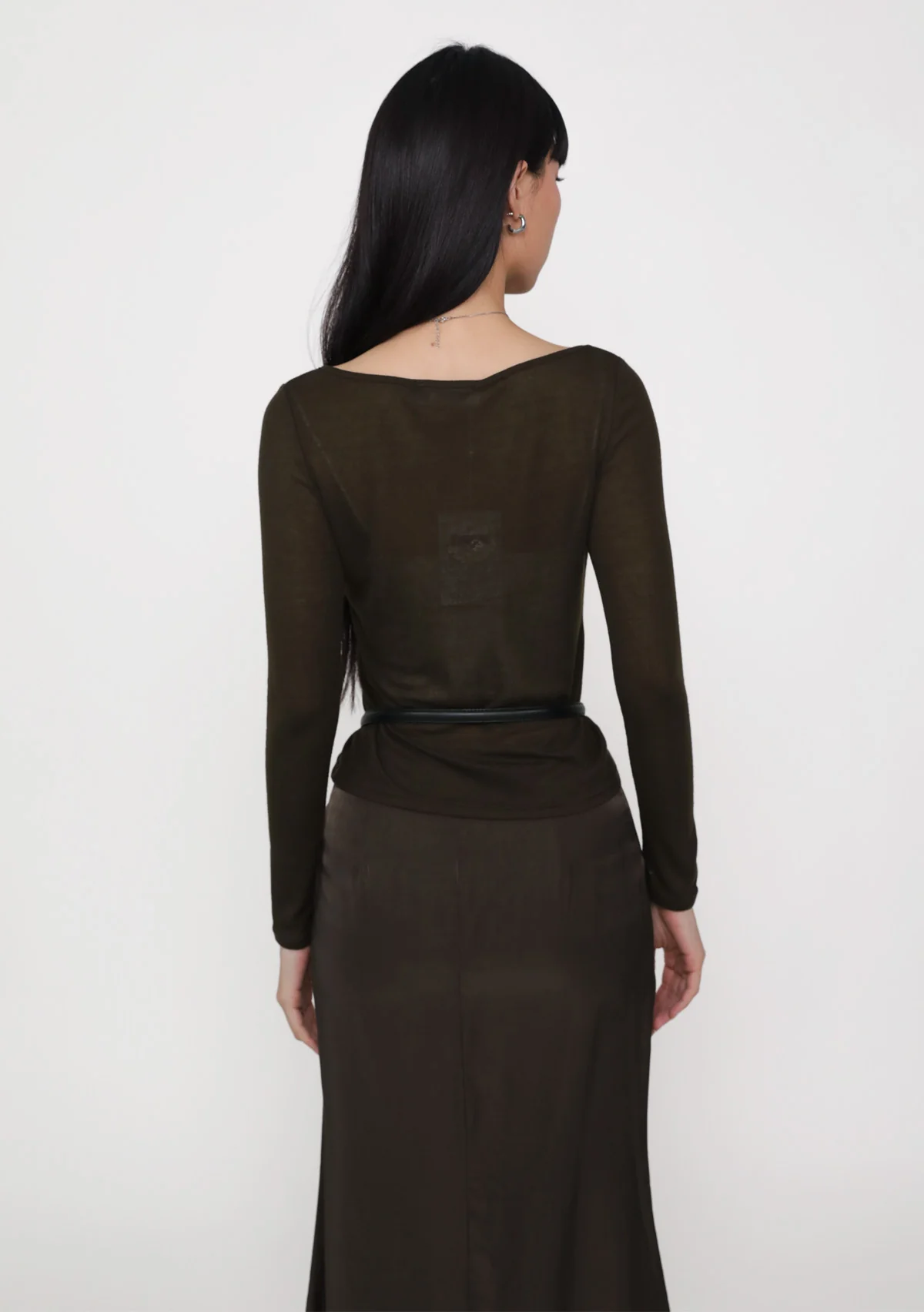 Serafina Long Sleeve Sheer Top - Image 27