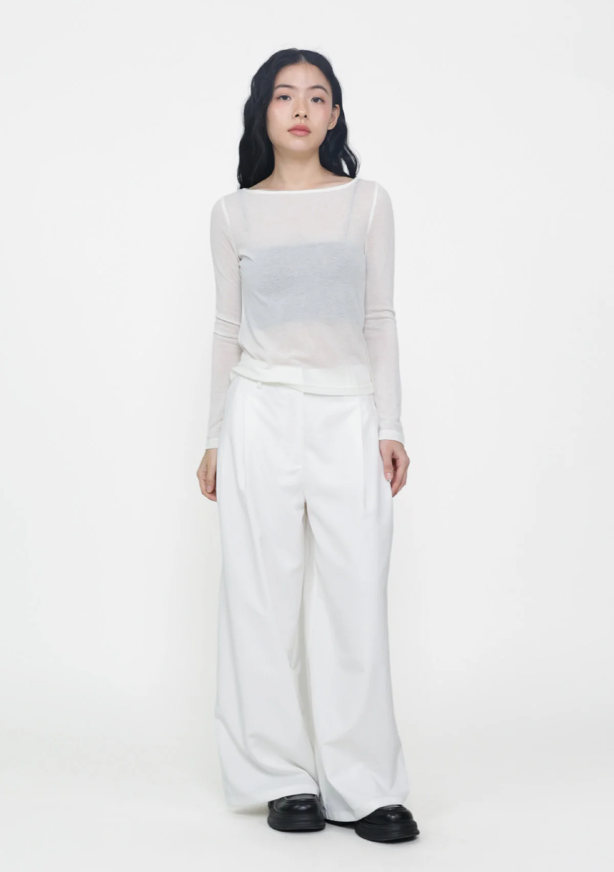 Serafina Long Sleeve Sheer Top - Image 6