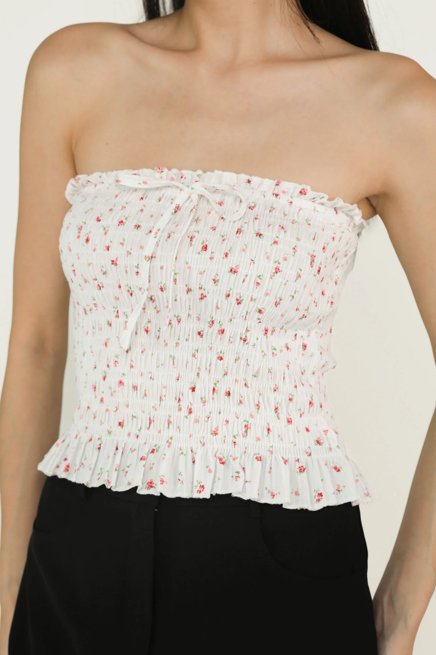Serah Shirred Tube Top - Image 4