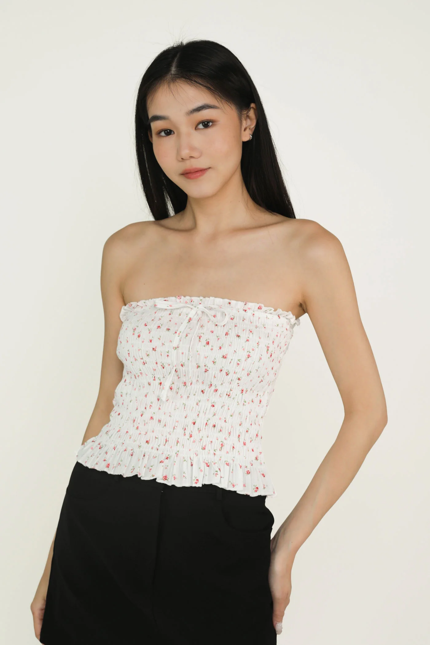 Serah Shirred Tube Top - Image 5