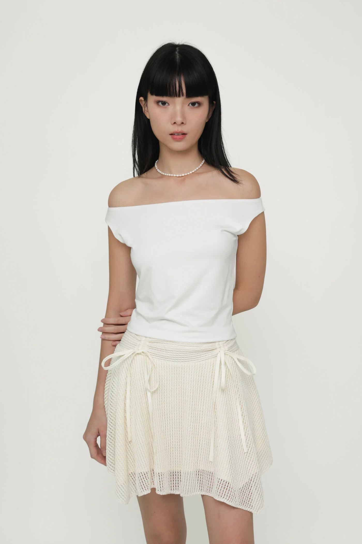 Seraphine Asymmetrical Ruched Skorts - Image 5