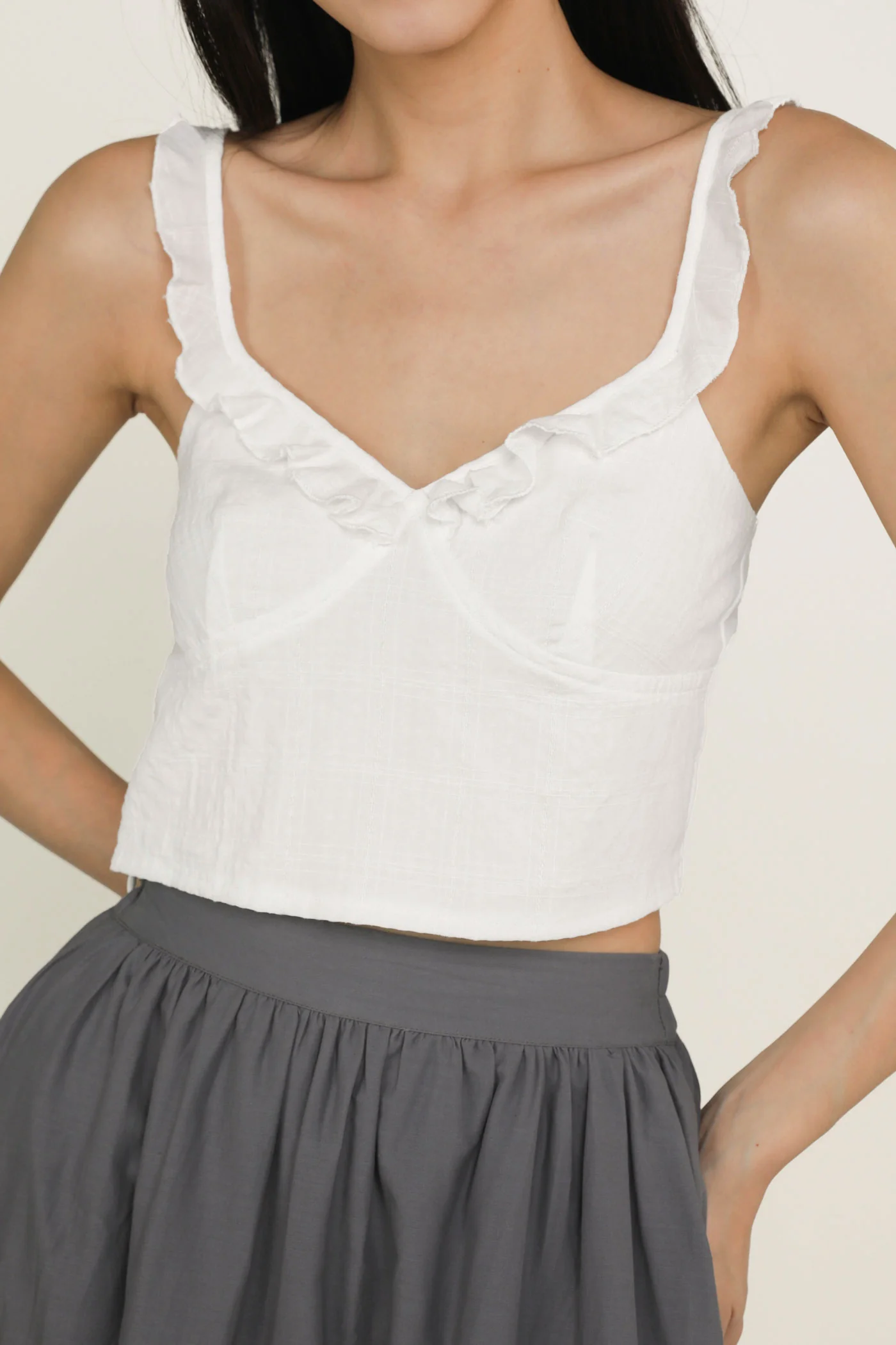 Serena Frills Spag Top - Image 10