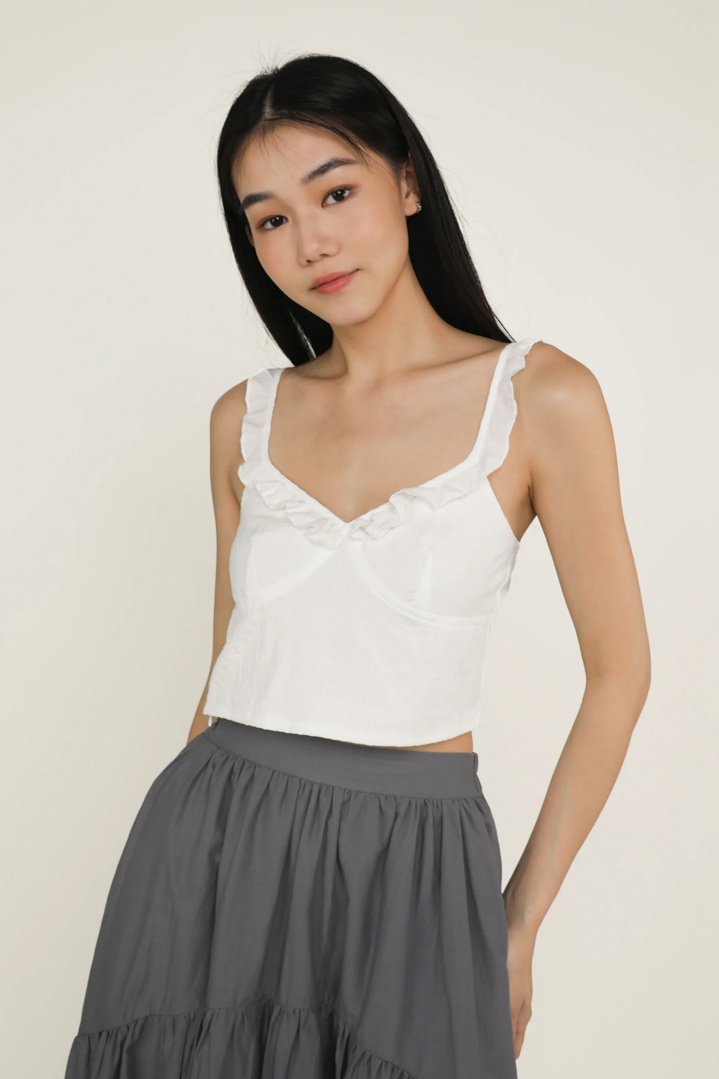 Serena Frills Spag Top - Image 11