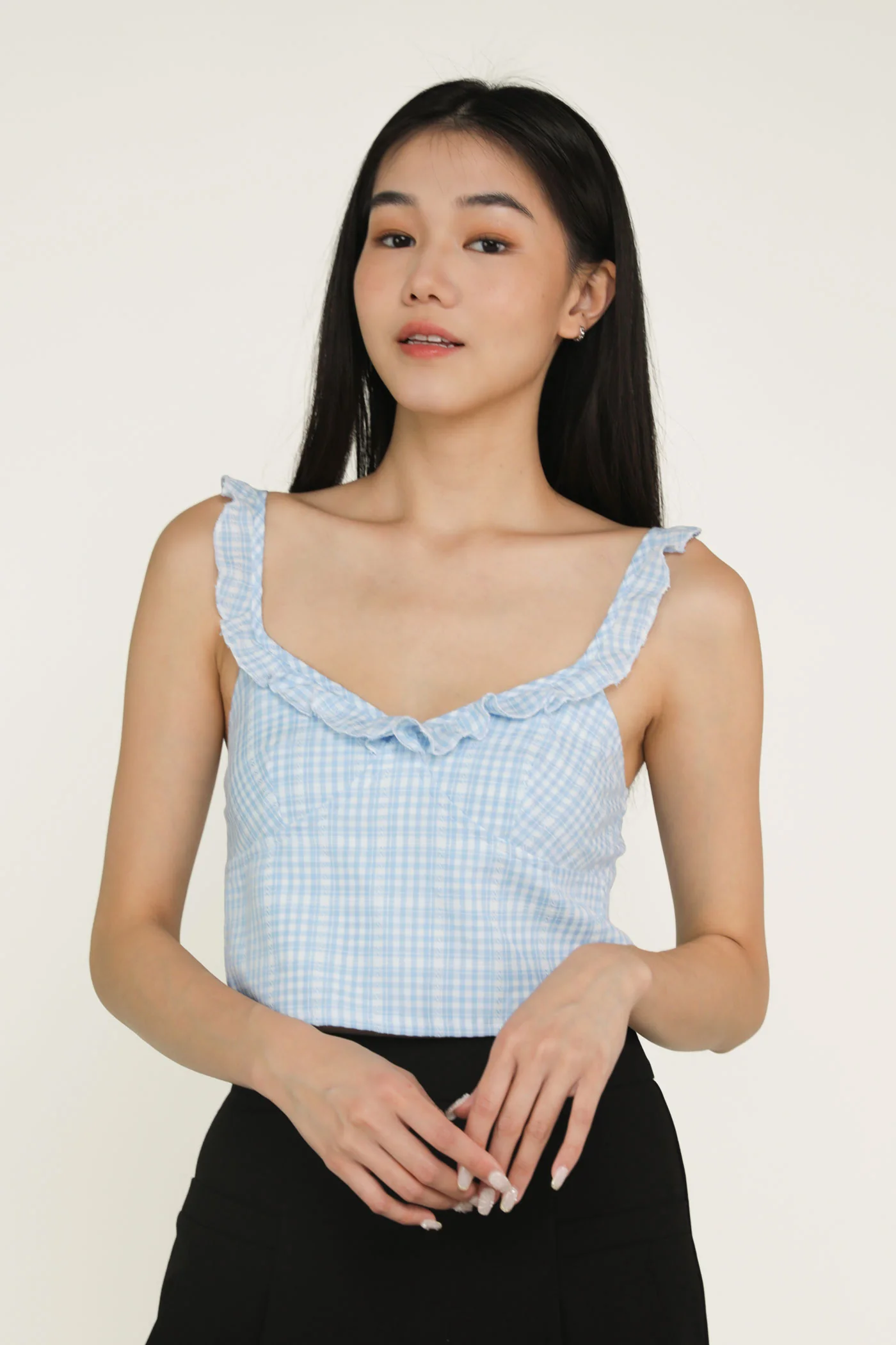 Serena Frills Spag Top - Image 19