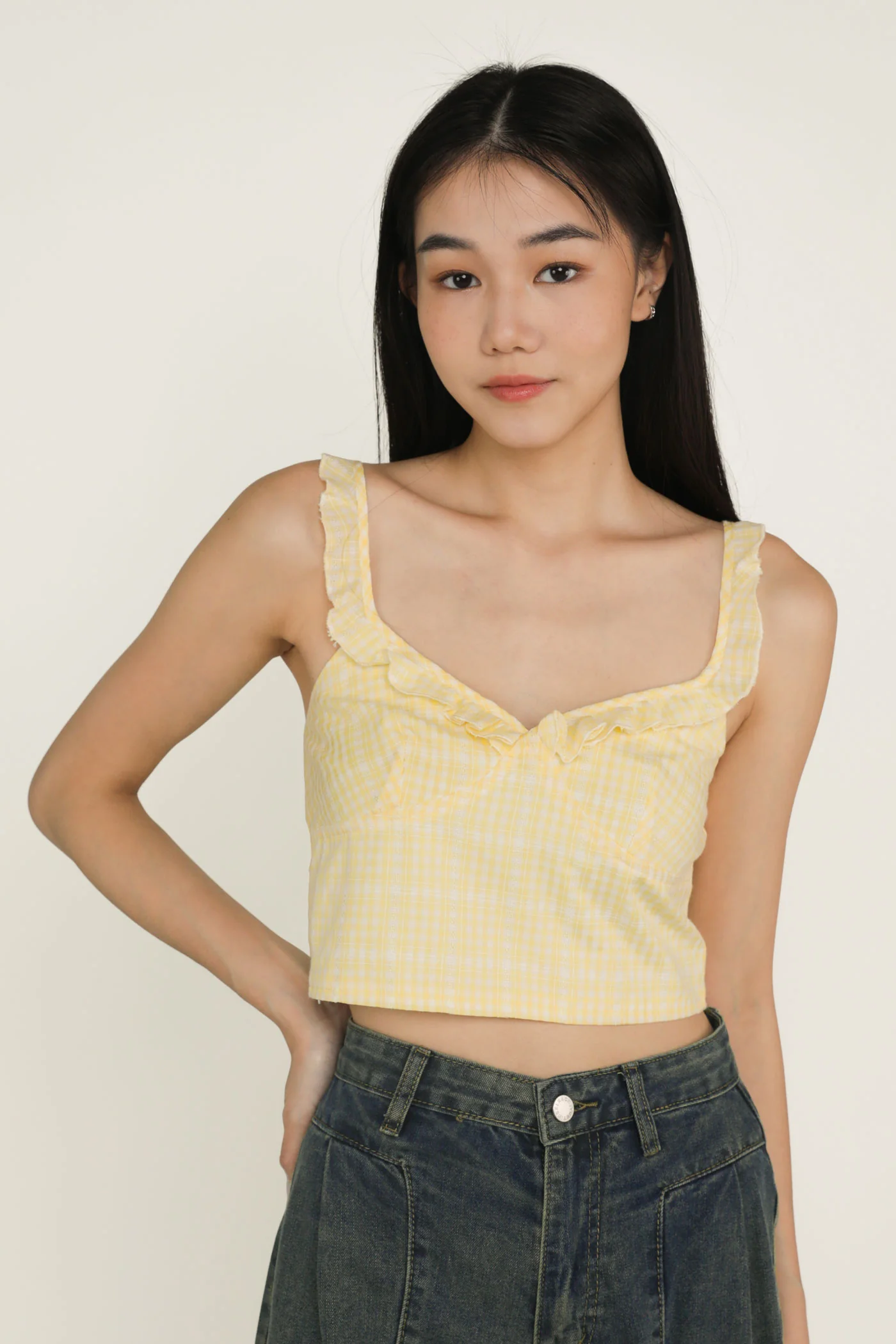 Serena Frills Spag Top - Image 4