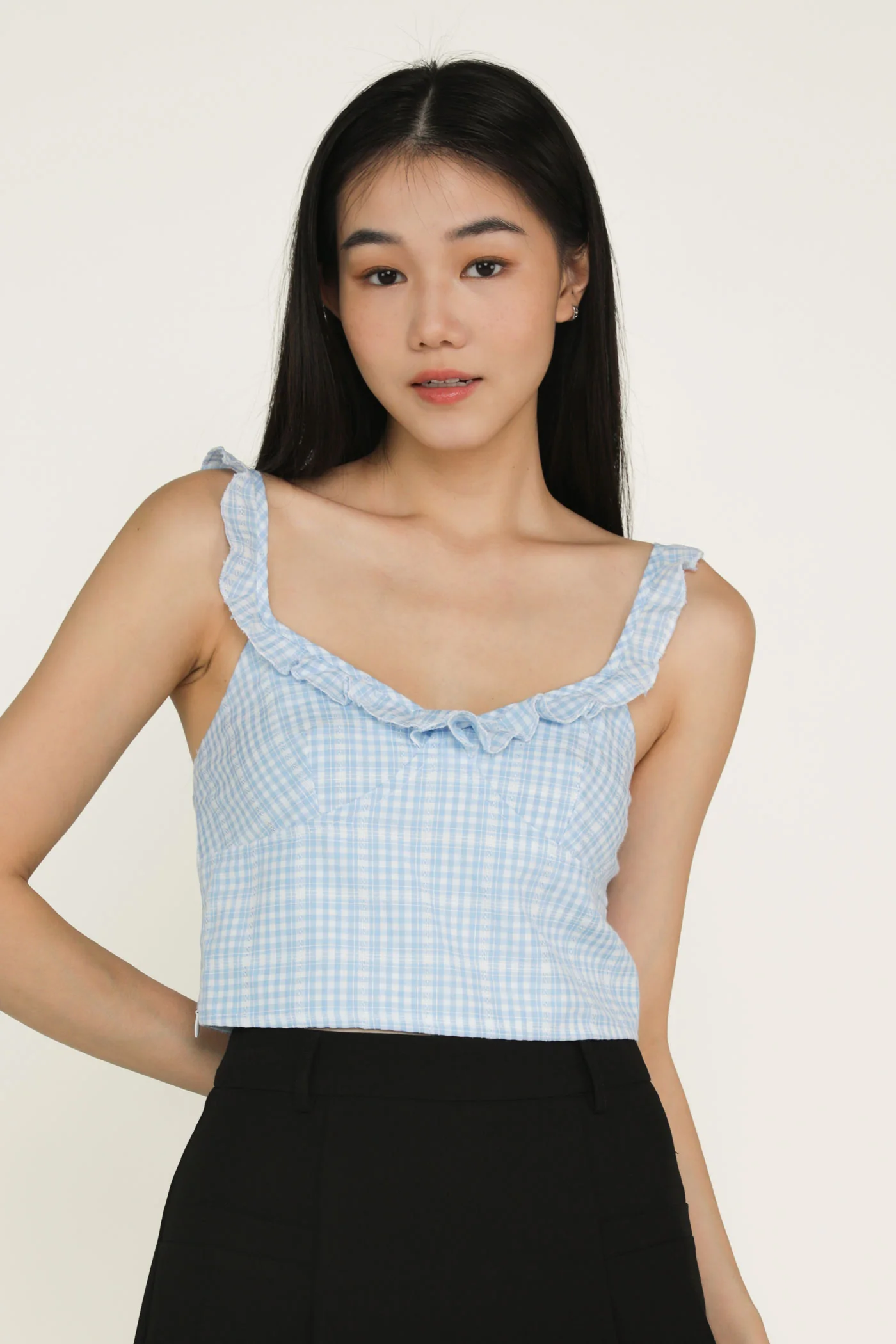 Serena Frills Spag Top - Image 8