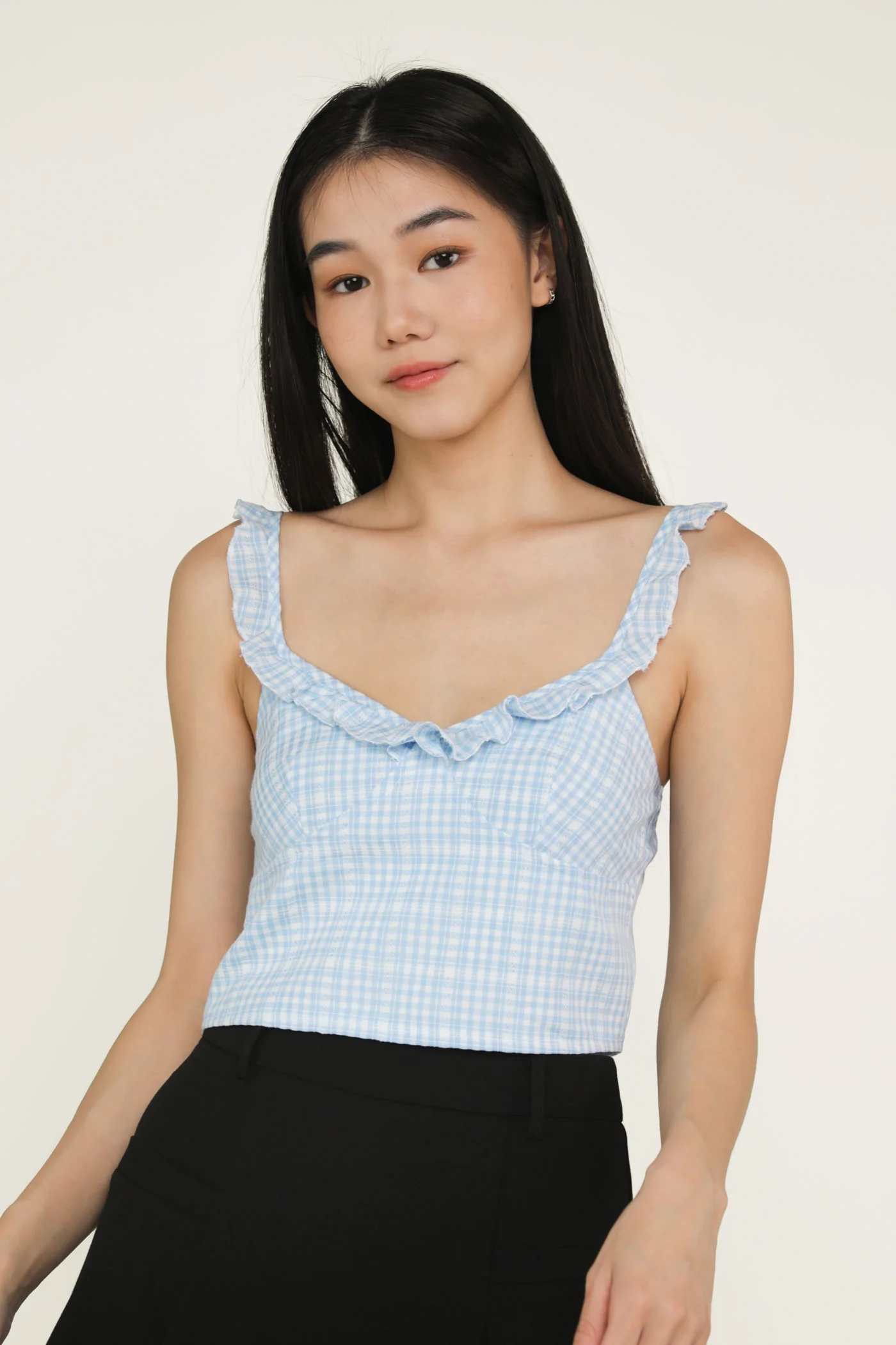 Serena Frills Spag Top - Image 9