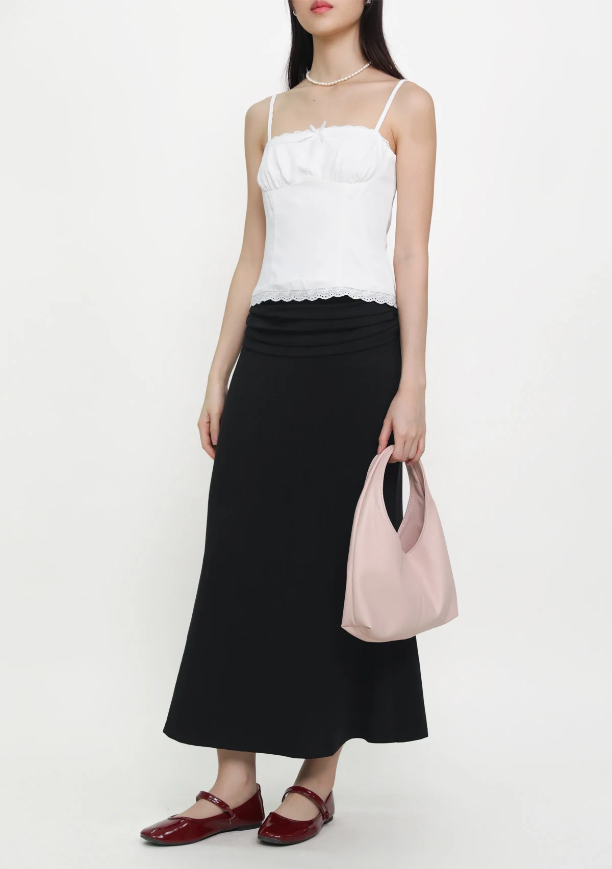 Sevyn Ruched Maxi Skirt - Image 4