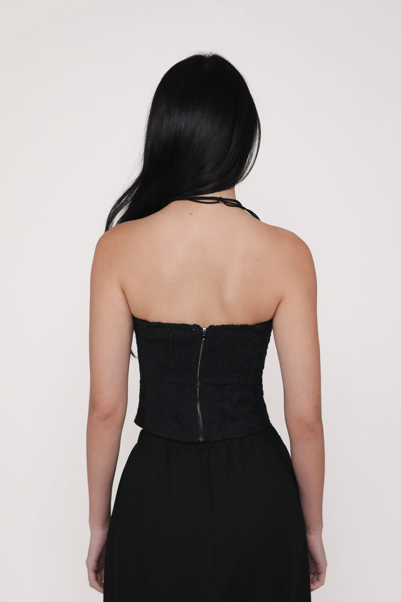 Shanice Eyelet Tube Padded Top - Image 14