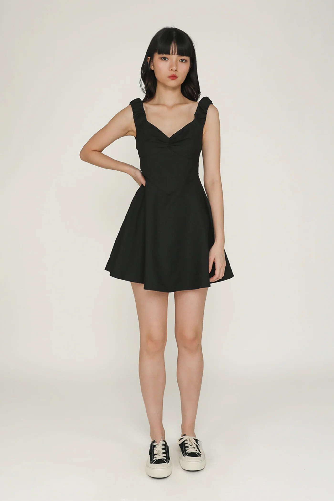 Shanie Ruched Strap Romper - Image 6