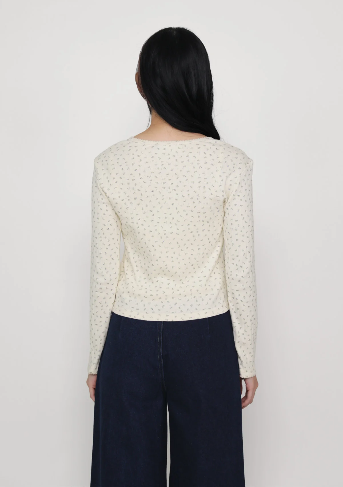 Shaye Pointelle Lounge Cardigan - Image 10