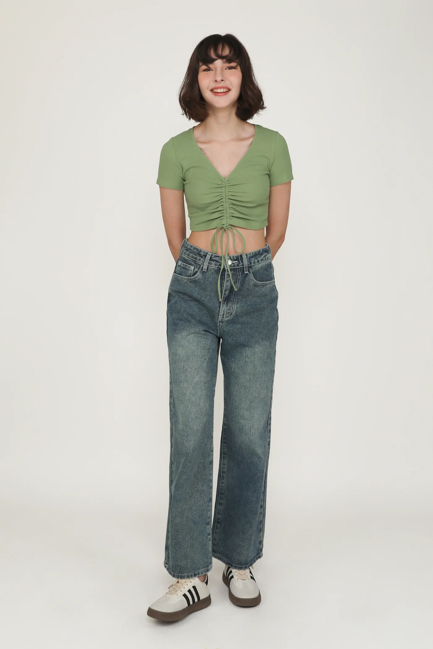 Shea Drawstring Ribbed Top - Image 15