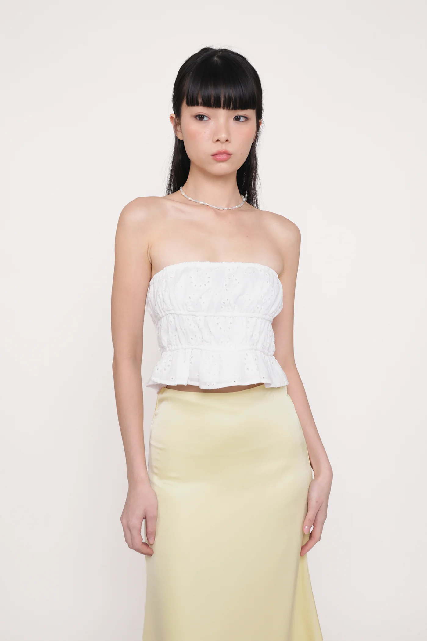 Sherrie Eyelet Tube Top - Image 11