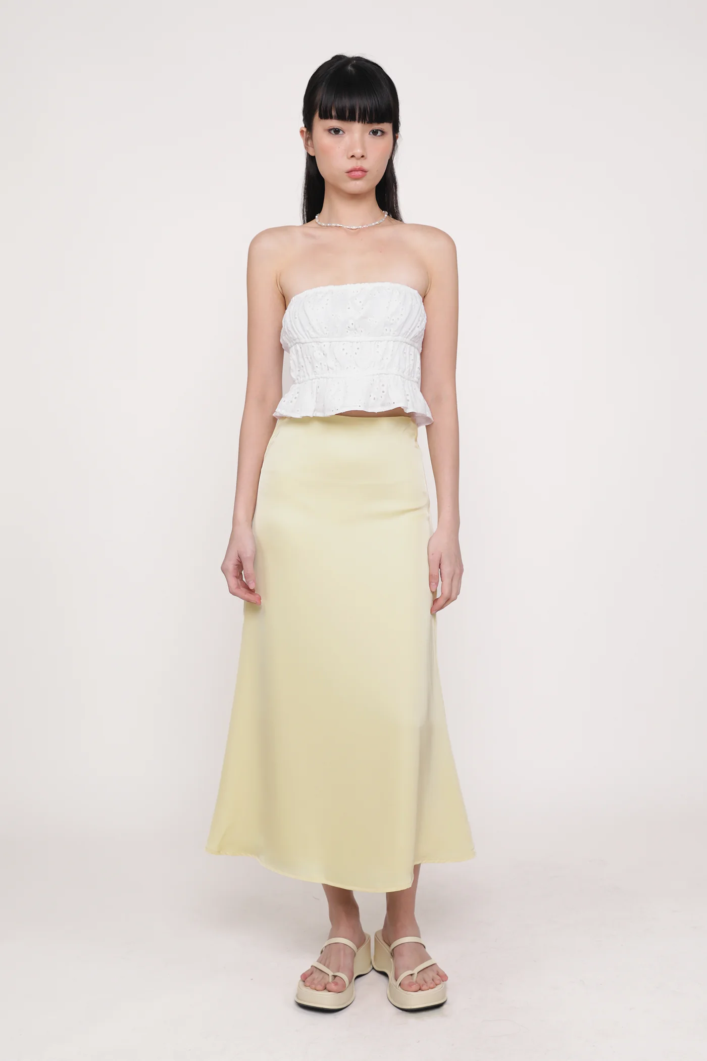 Sherrie Eyelet Tube Top - Image 12