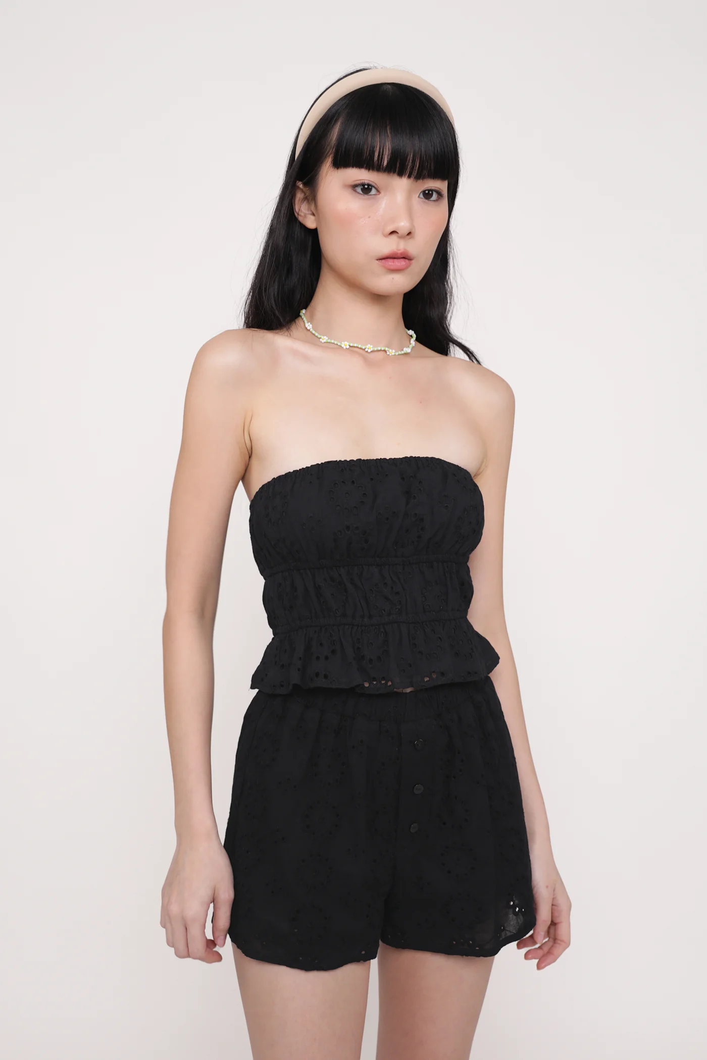 Sherrie Eyelet Tube Top - Image 15