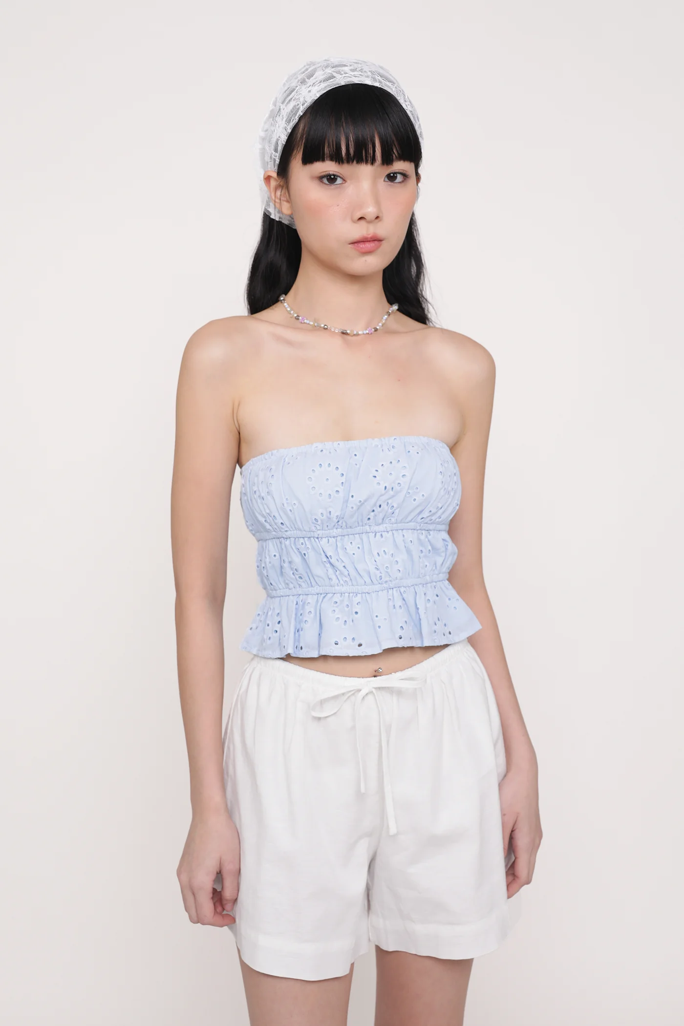 Sherrie Eyelet Tube Top - Image 19