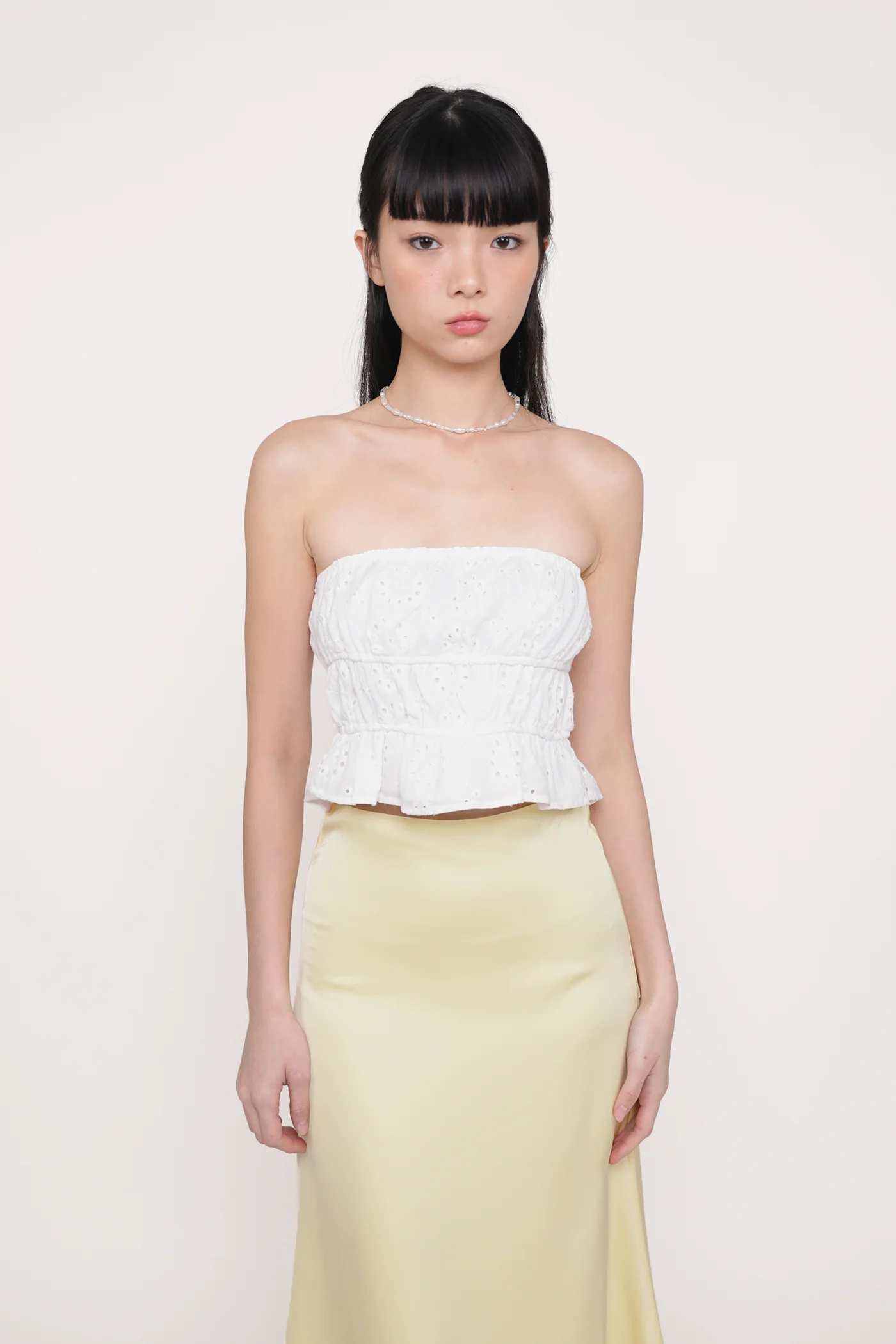 Sherrie Eyelet Tube Top - Image 2