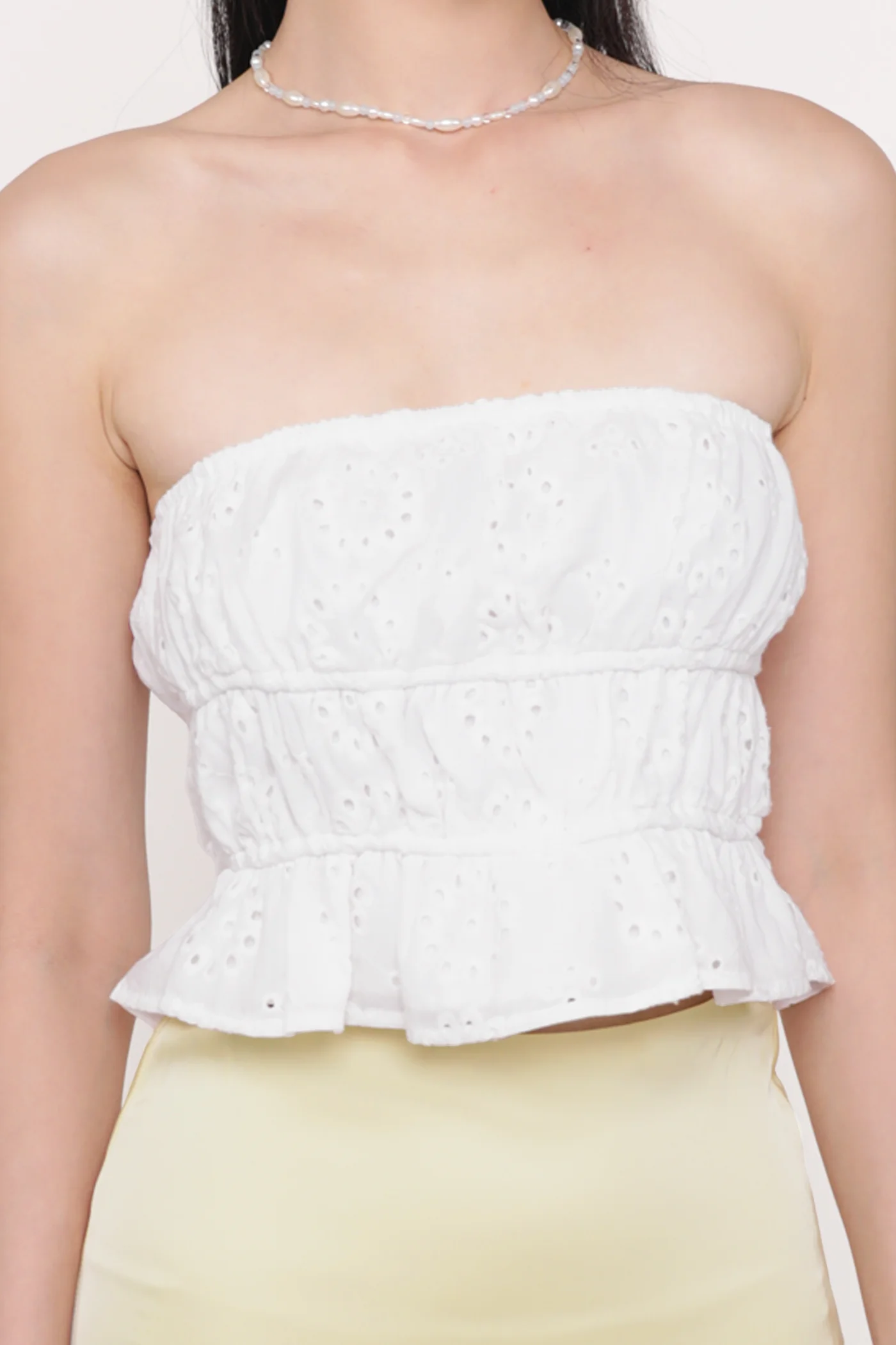 Sherrie Eyelet Tube Top - Image 22
