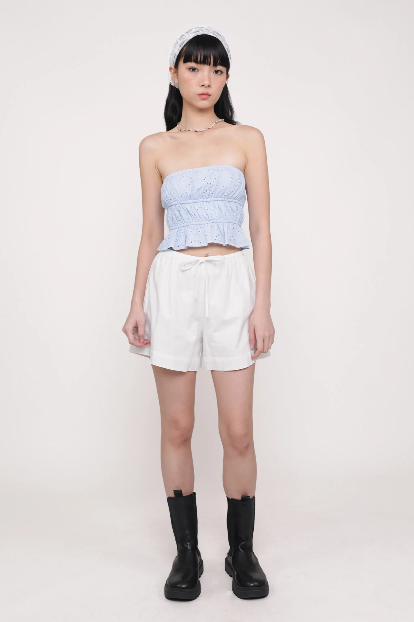 Sherrie Eyelet Tube Top - Image 7