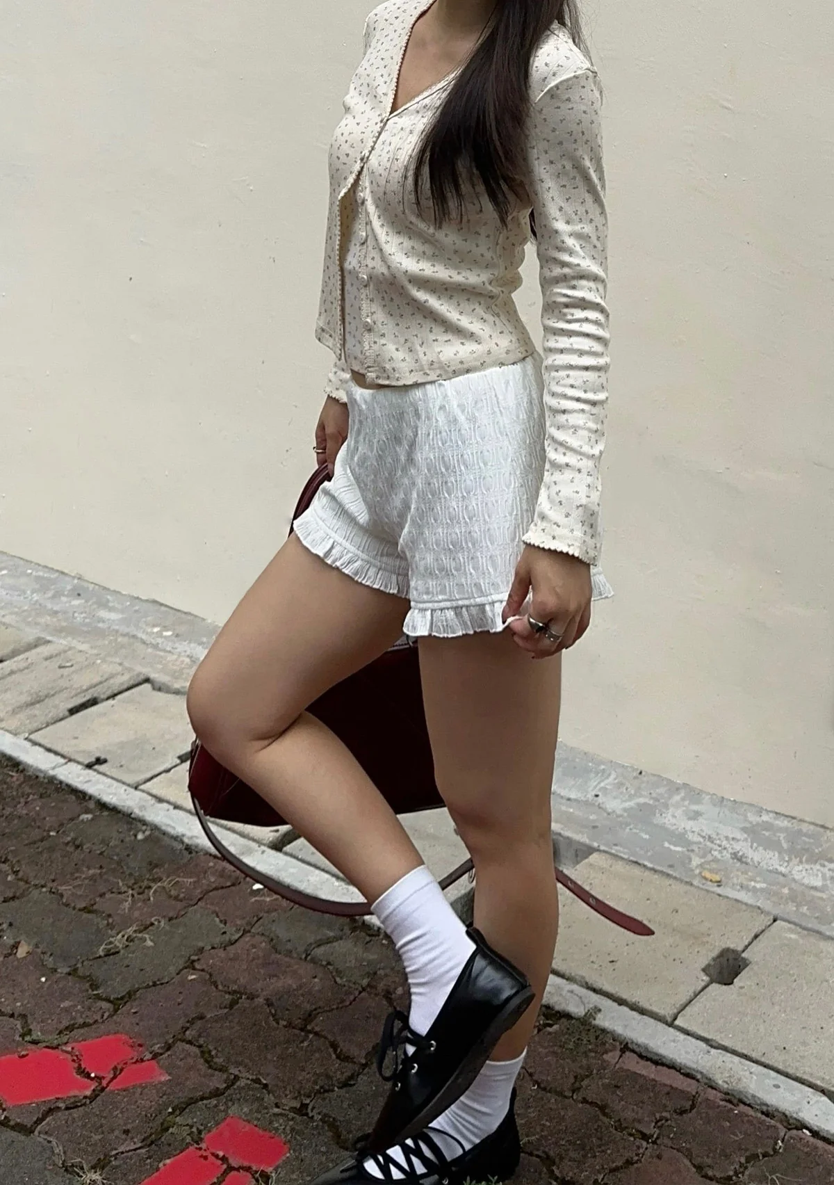 Rina Shirred Shorts