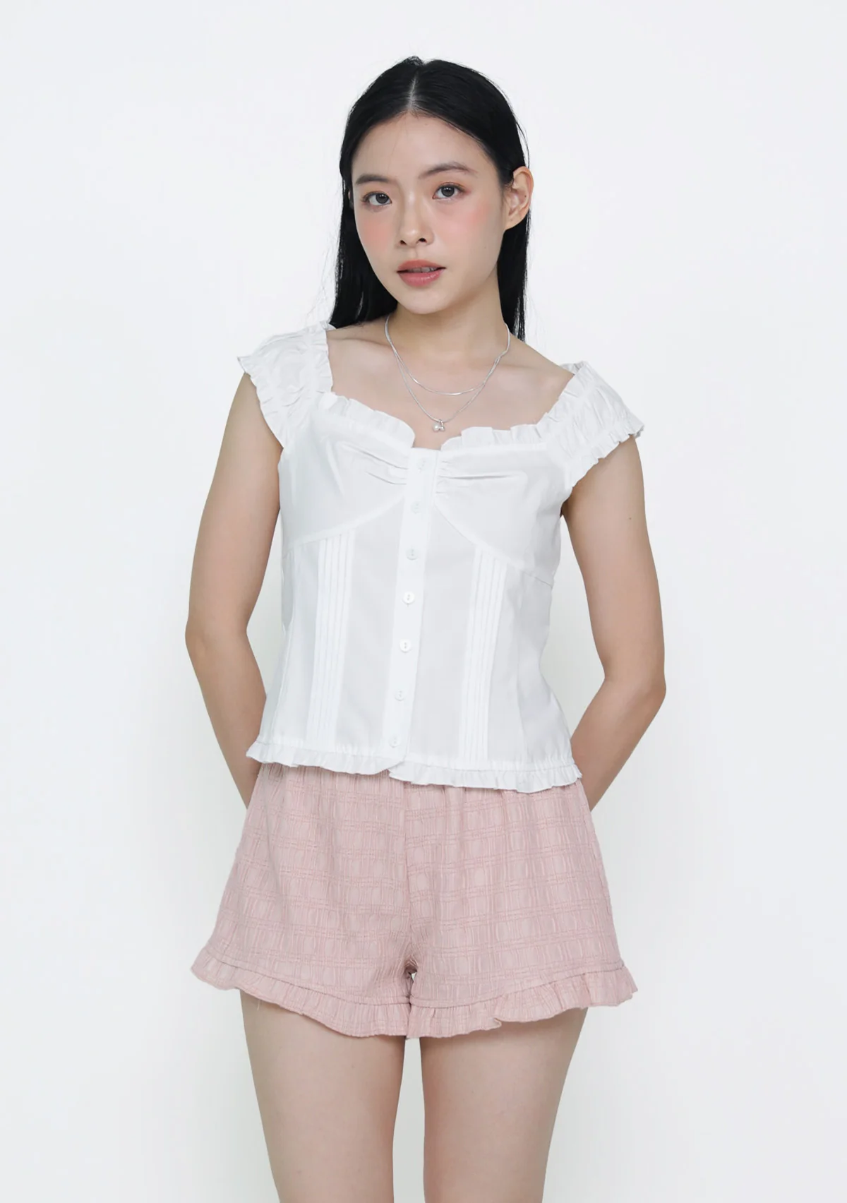 Rina Shirred Shorts - Image 12