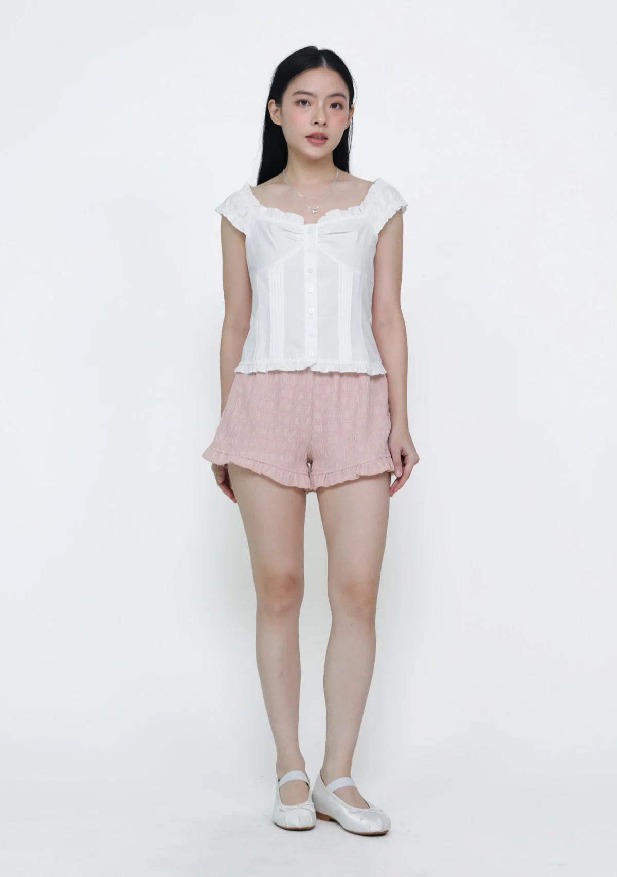 Rina Shirred Shorts - Image 13