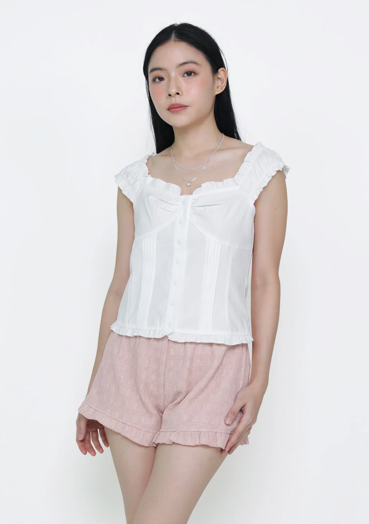 Rina Shirred Shorts - Image 14