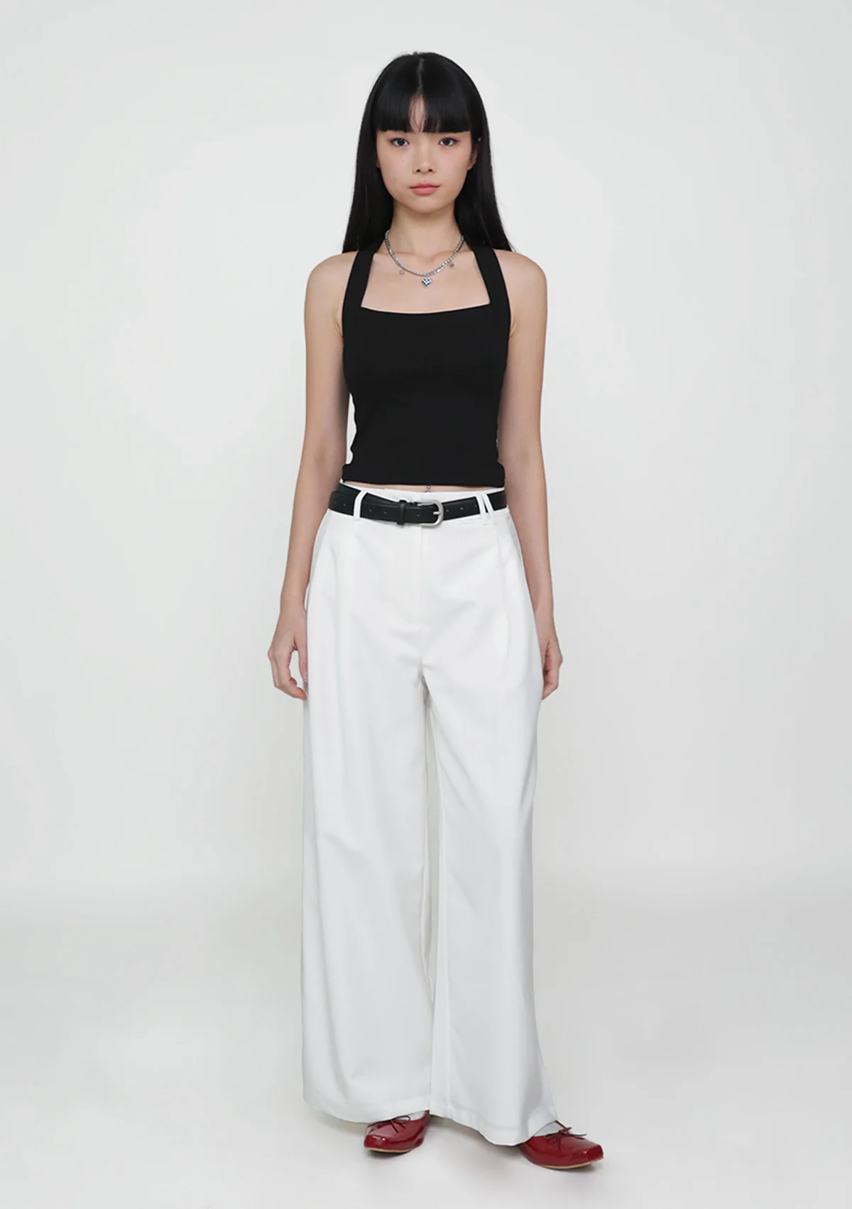 Silvia Side Pleated Pants - Image 20