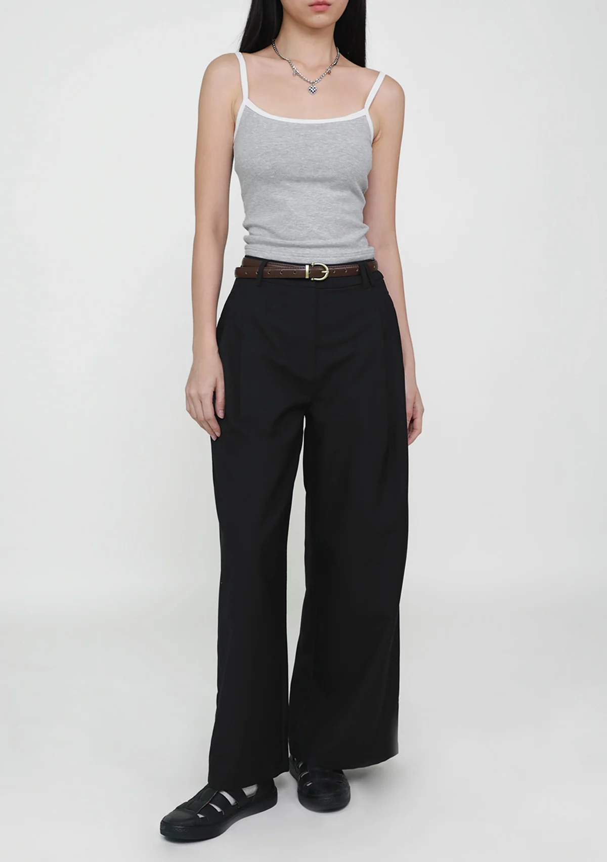 Silvia Side Pleated Pants - Image 6