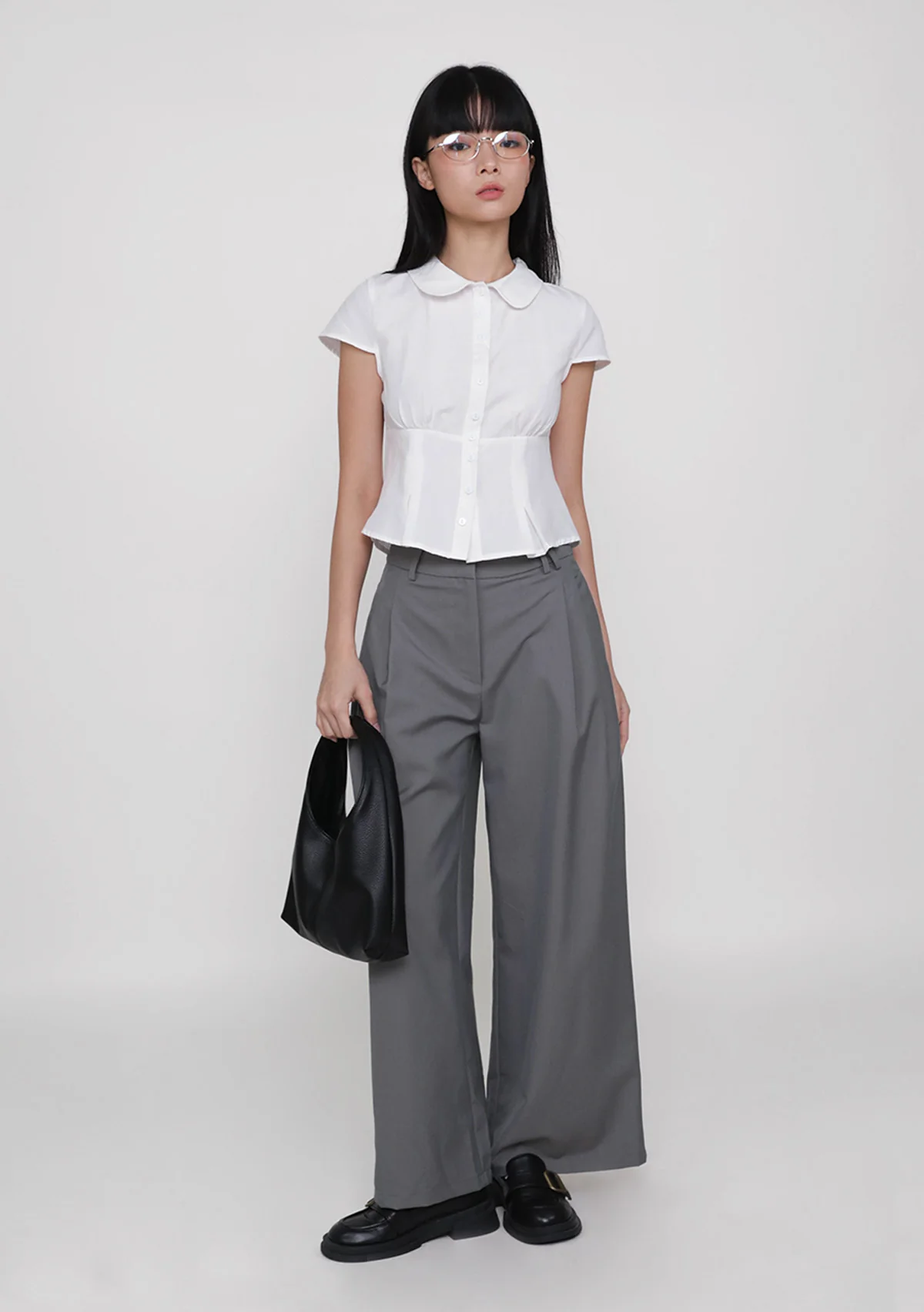 Silvia Side Pleated Pants - Image 9