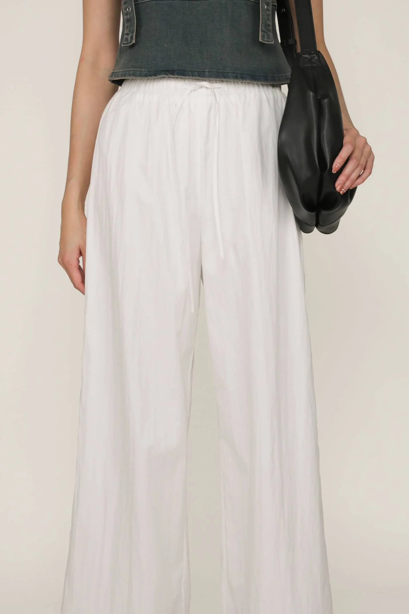 Skyler Drawstring Wide Leg Pants - Image 4