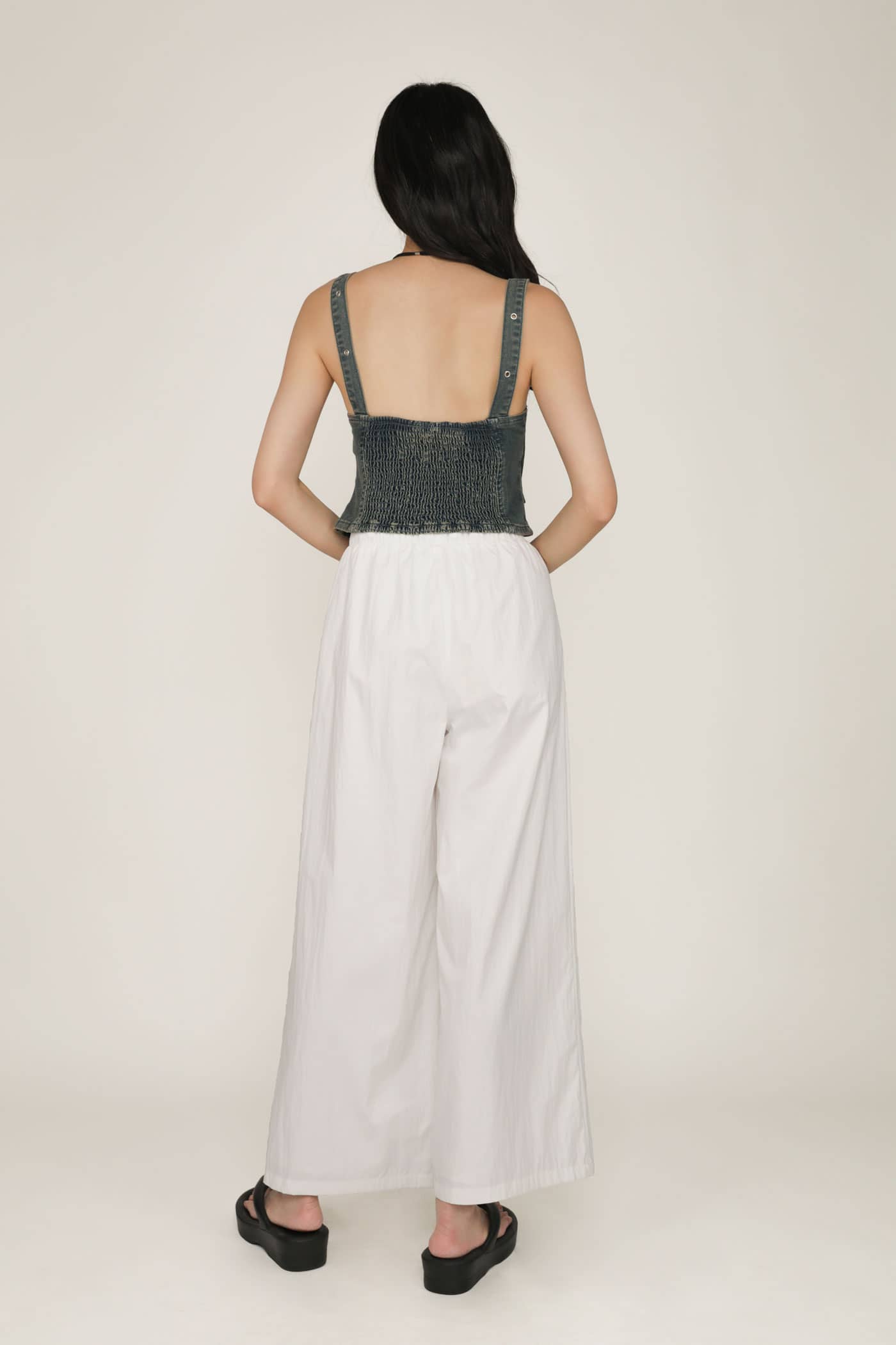 Skyler Drawstring Wide Leg Pants - Image 7