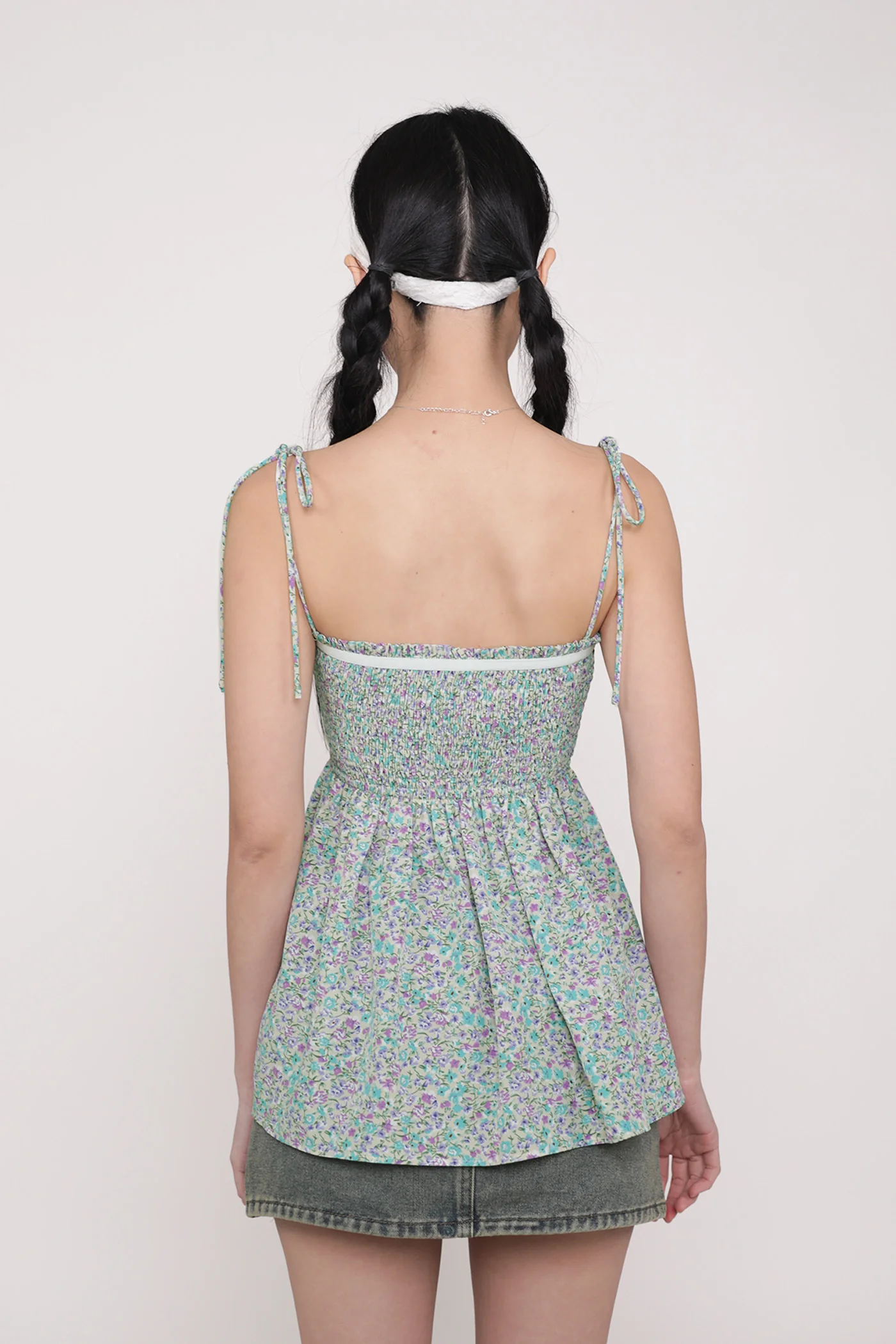 Kyrie Smocked Babydoll Top - Image 14