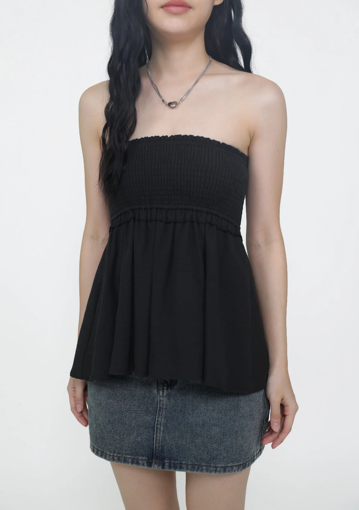 Cammie Smocked Tube Top - Image 11