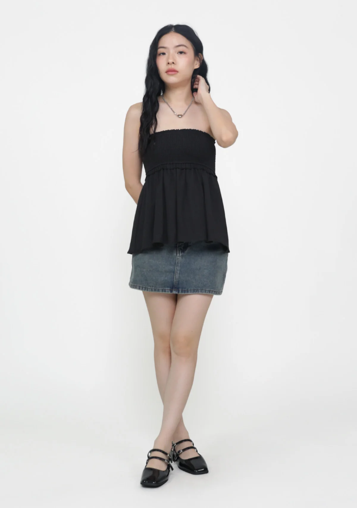 Cammie Smocked Tube Top - Image 13