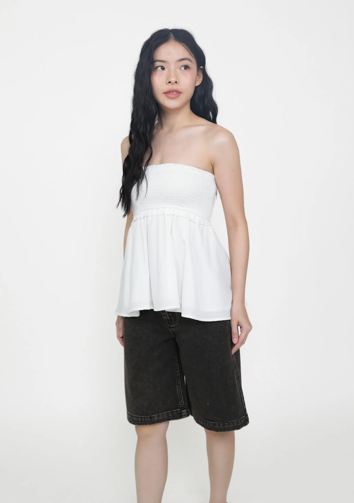 Cammie Smocked Tube Top - Image 16
