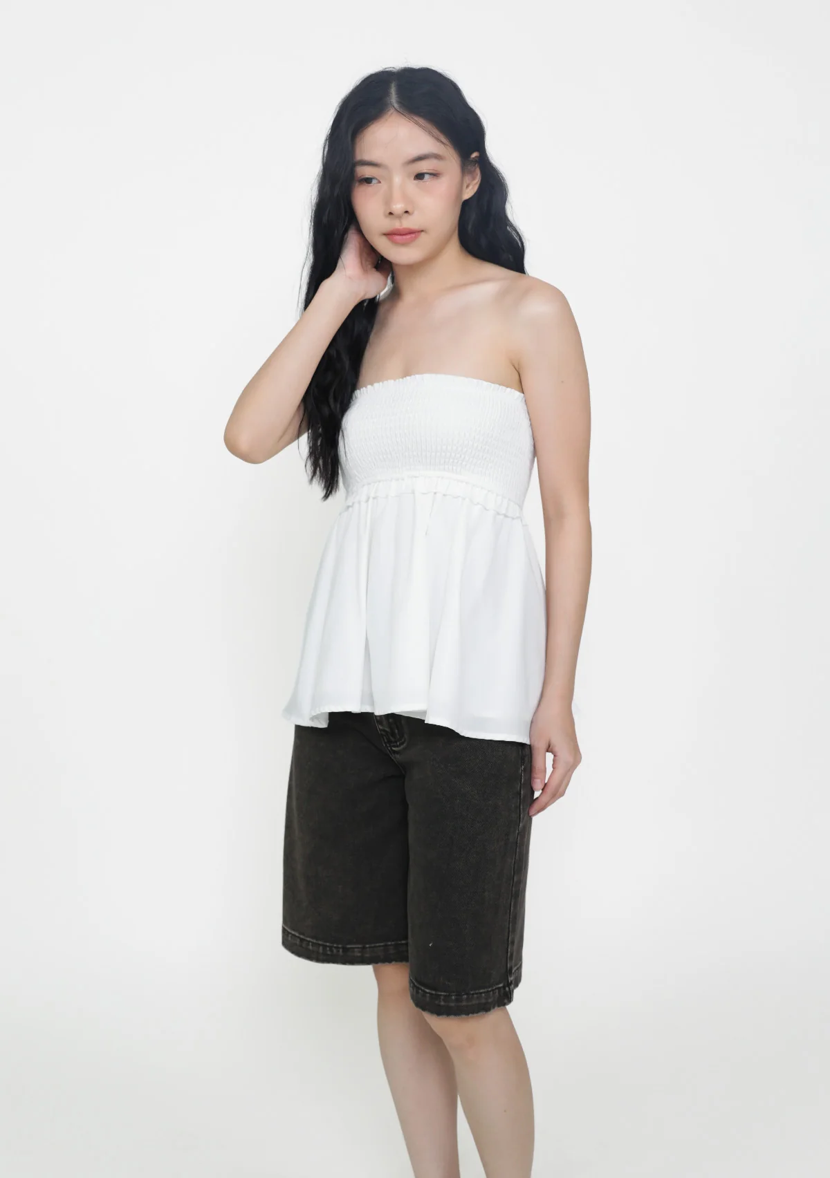 Cammie Smocked Tube Top - Image 17