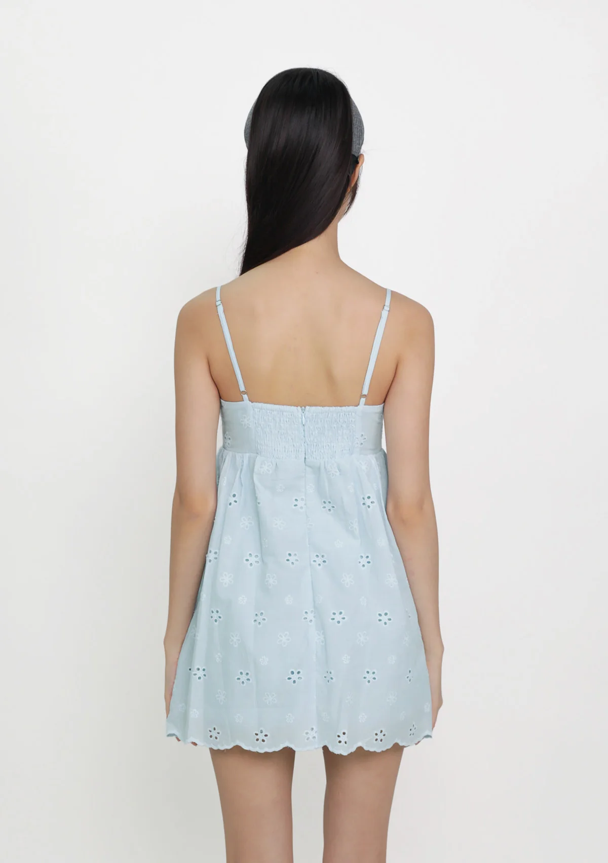 Sophia Padded Babydoll Romper (Eyelet) - Image 16