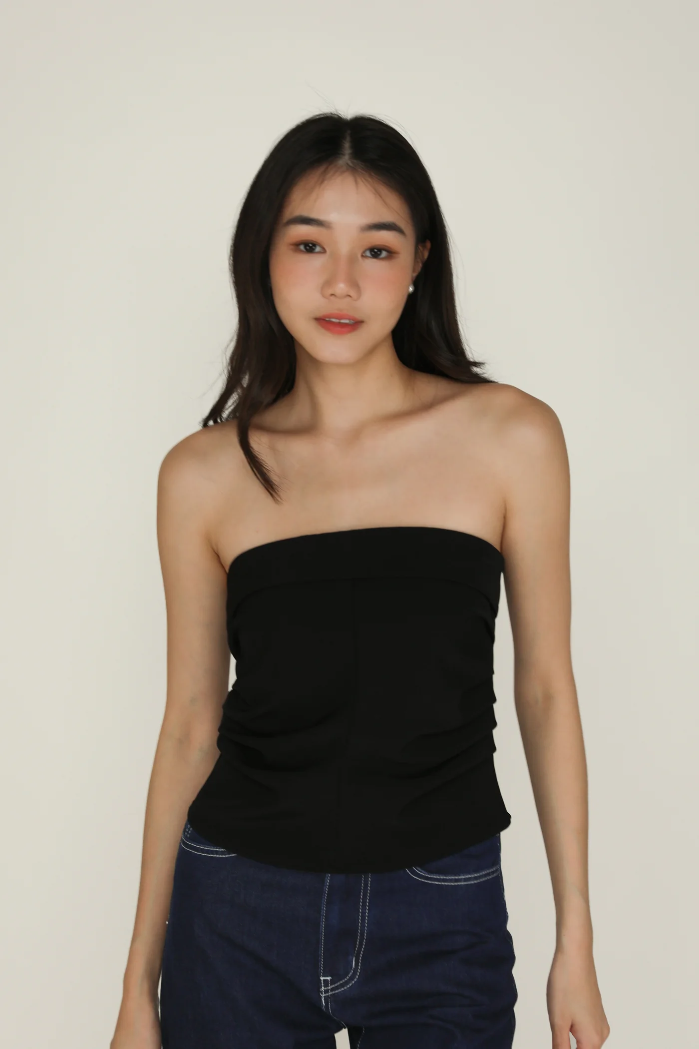 Suzanne Pleated Tube Top - Image 5