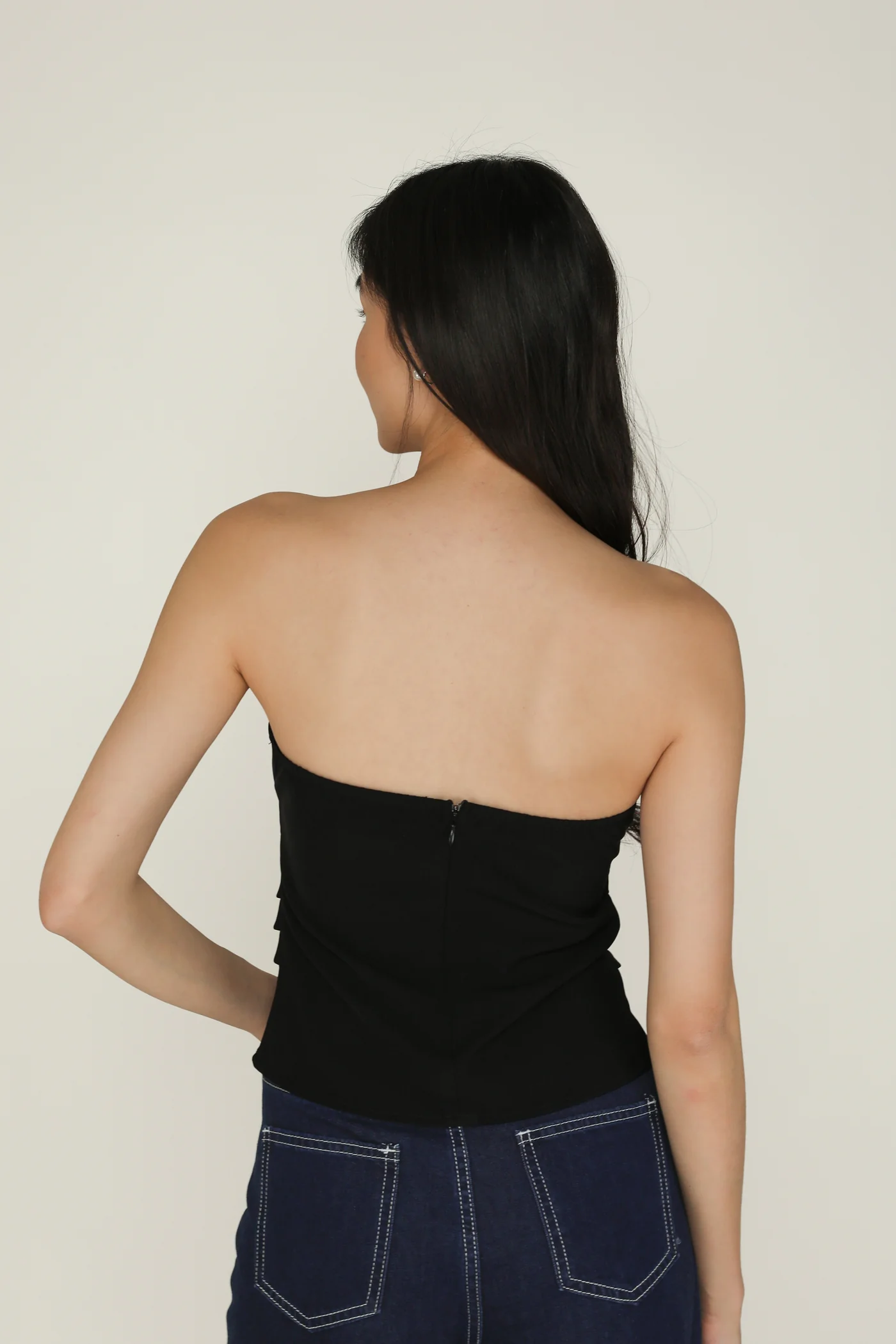 Suzanne Pleated Tube Top - Image 7