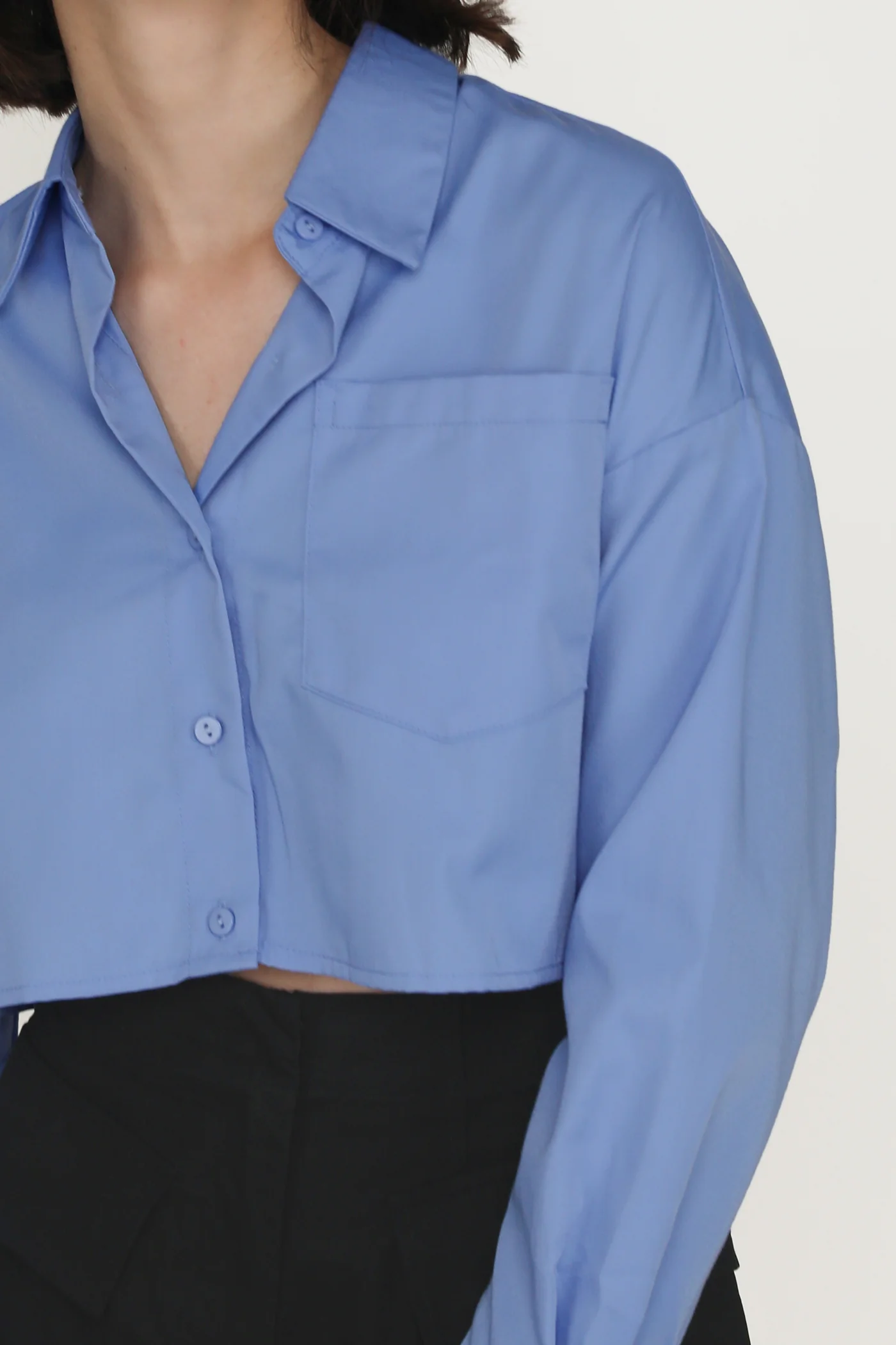 Sylvie Cropped Shirt - Image 10
