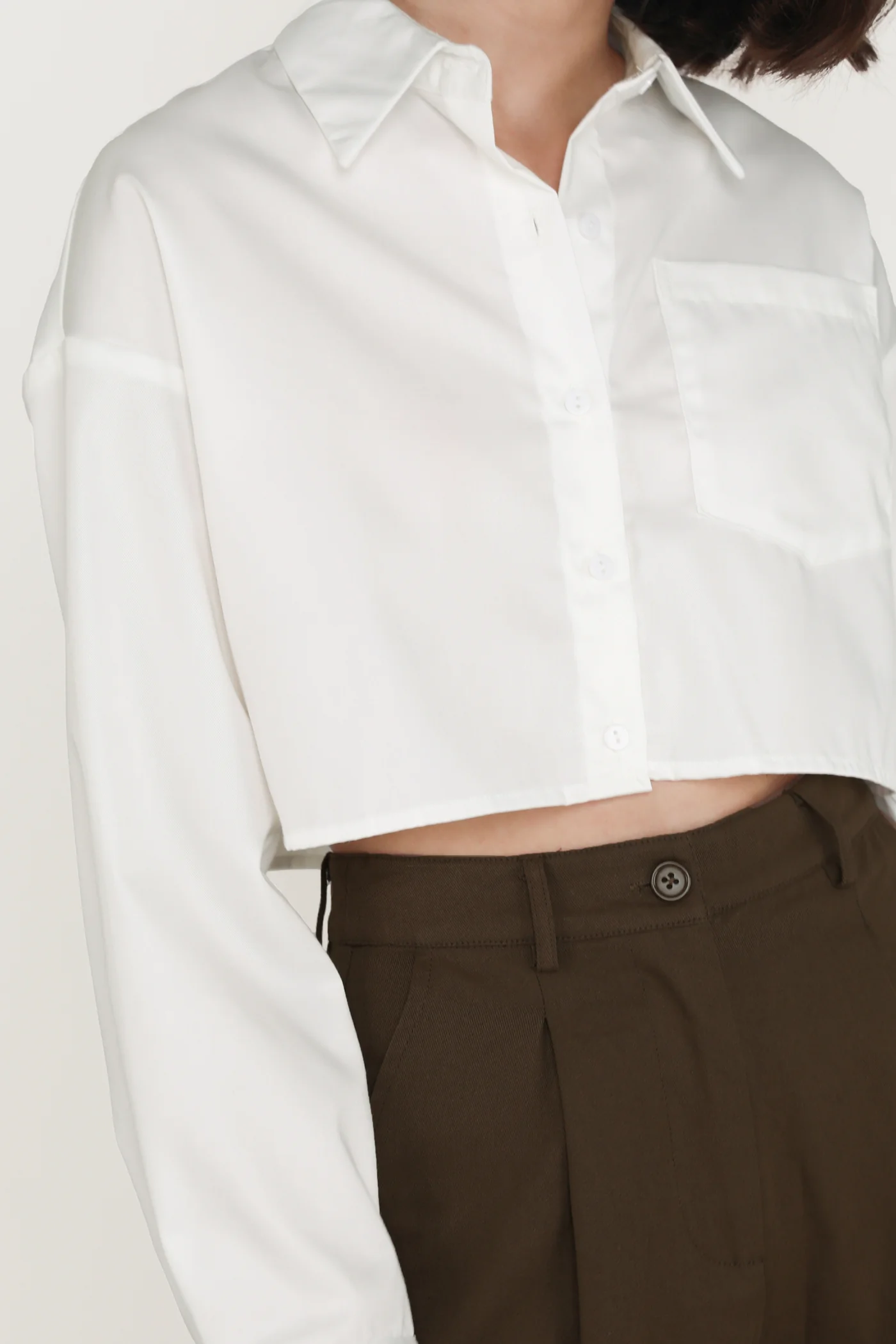 Sylvie Cropped Shirt - Image 3