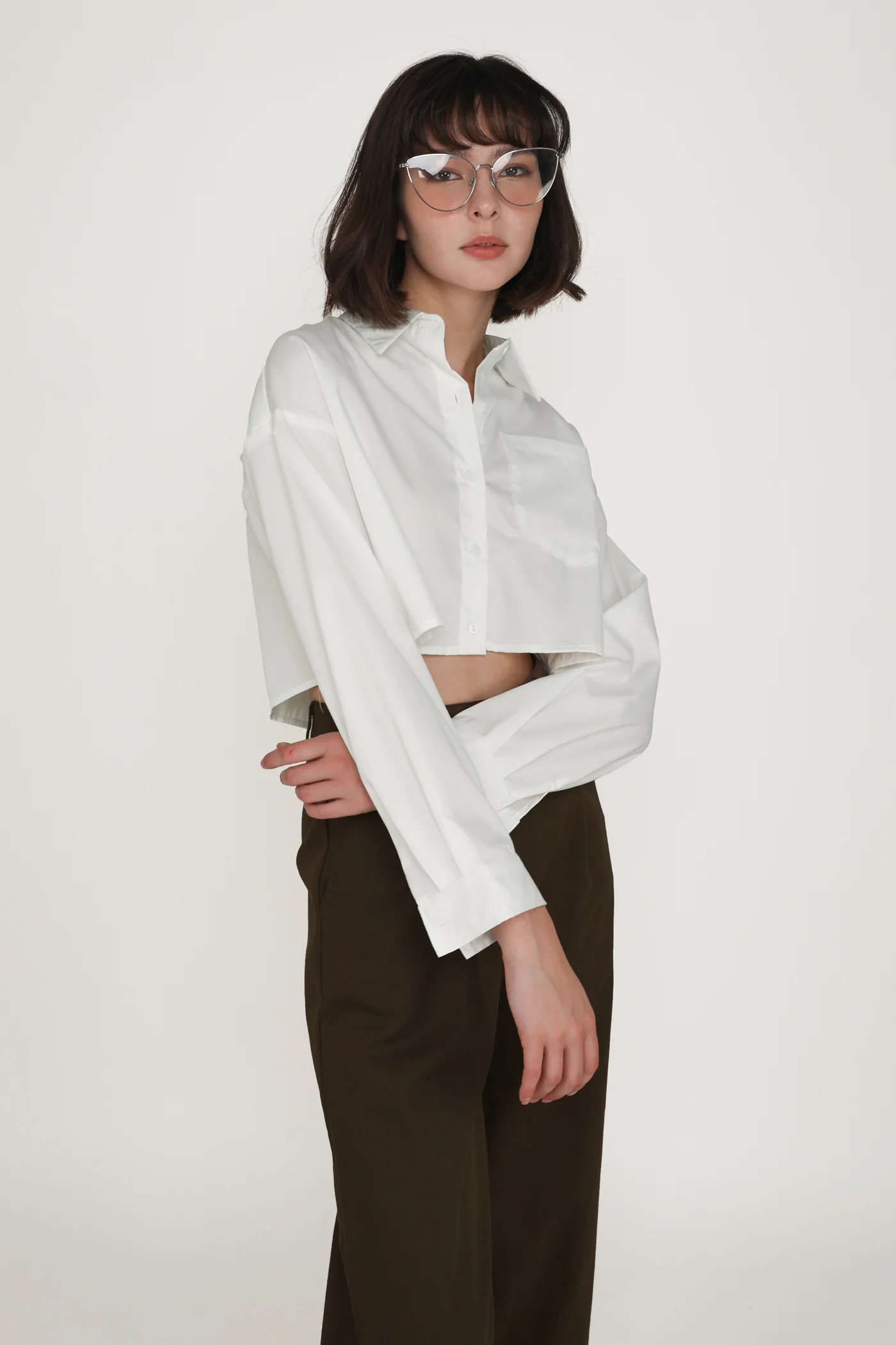 Sylvie Cropped Shirt - Image 4