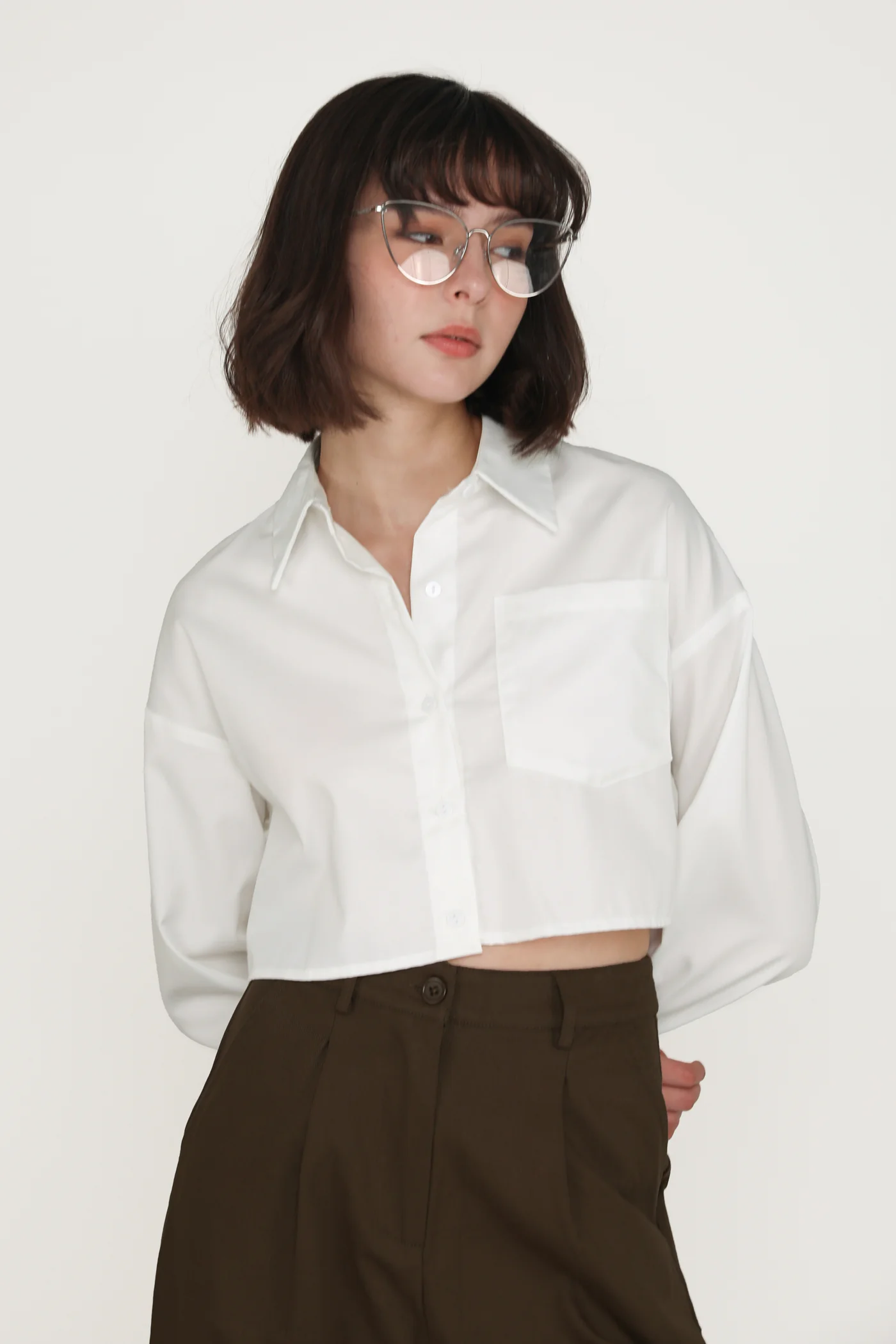 Sylvie Cropped Shirt - Image 5